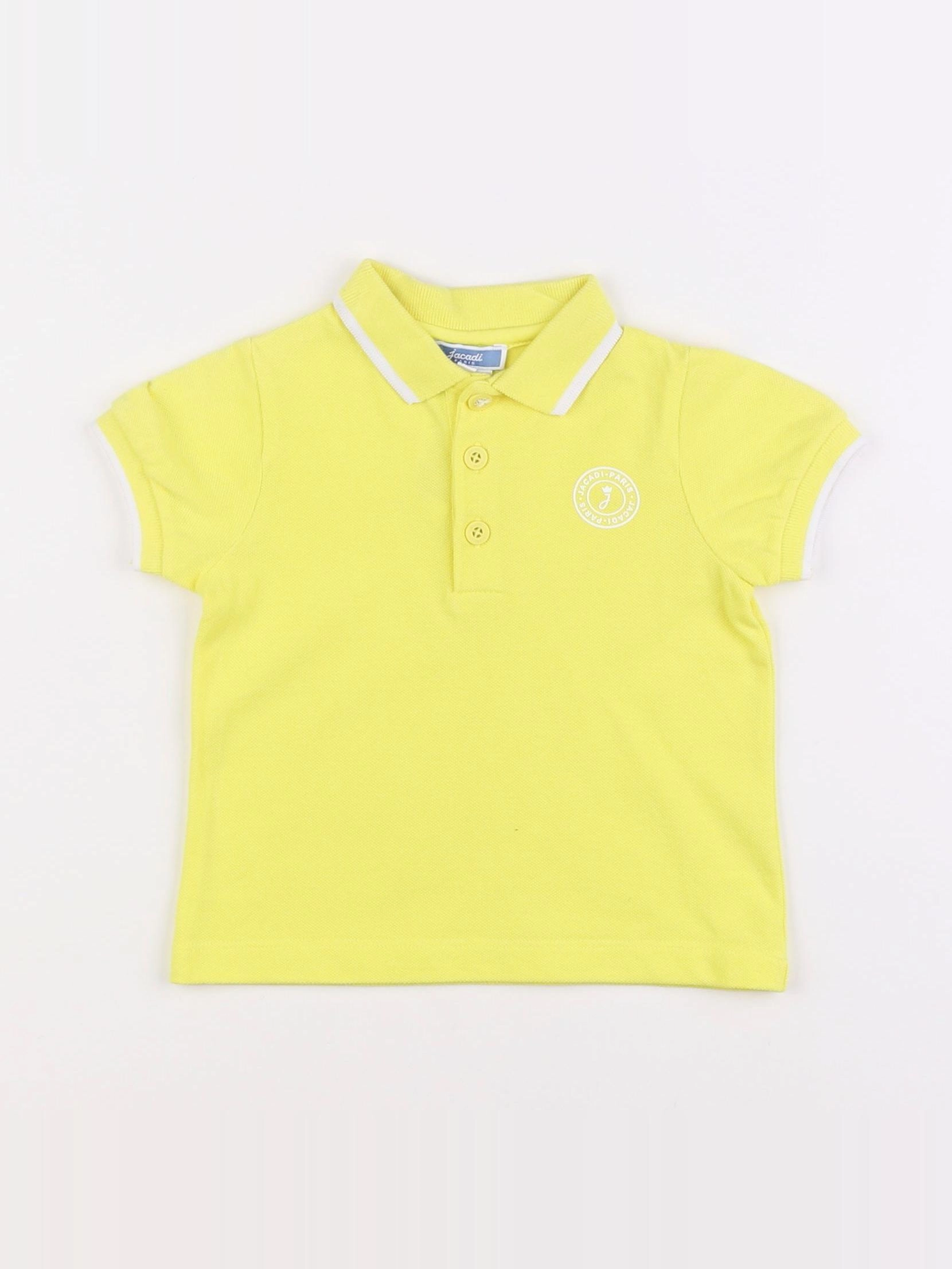 Jacadi - polo jaune fluo - 12 mois