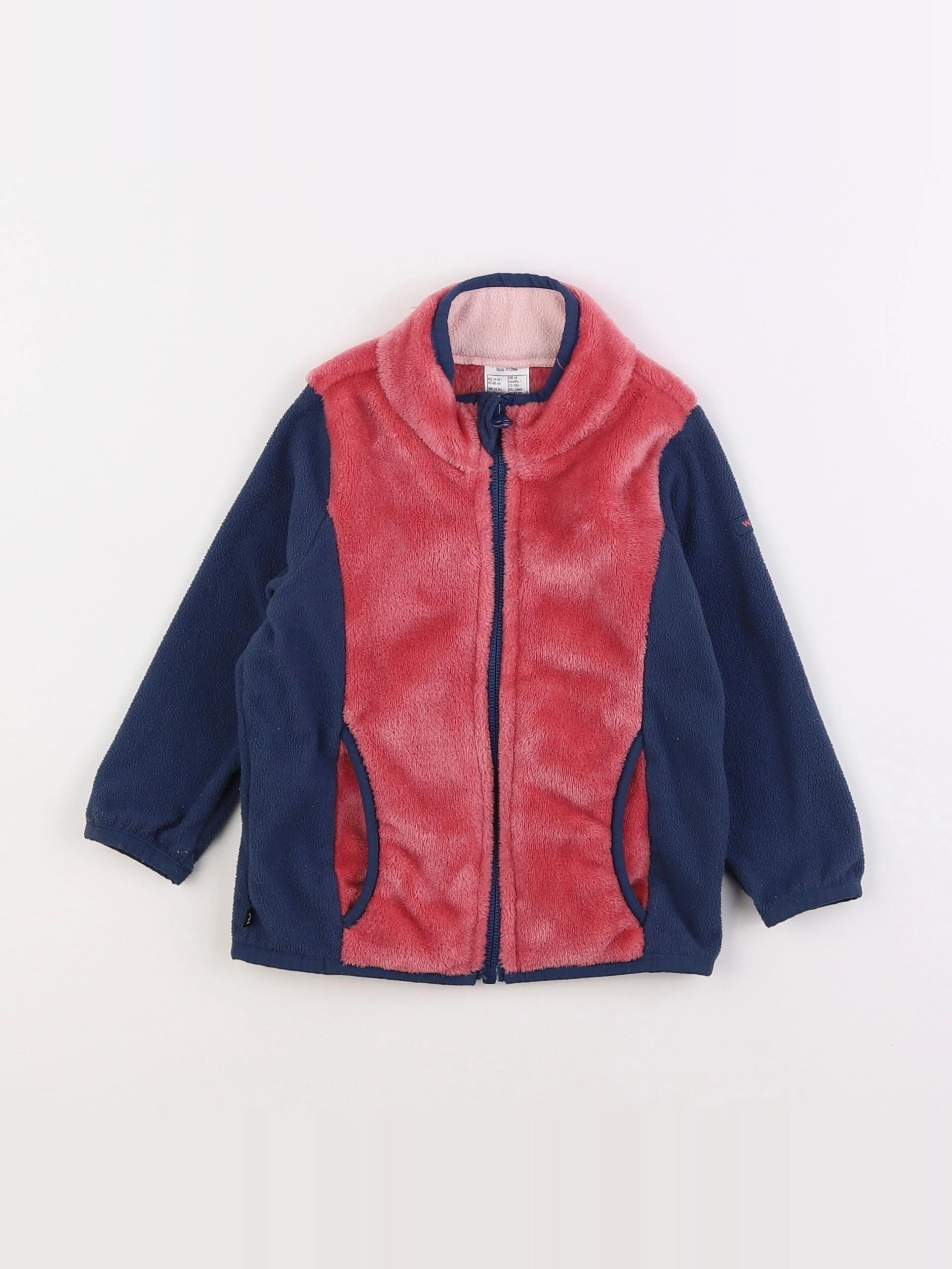 Zara - polaire rose, bleu - 2 ans