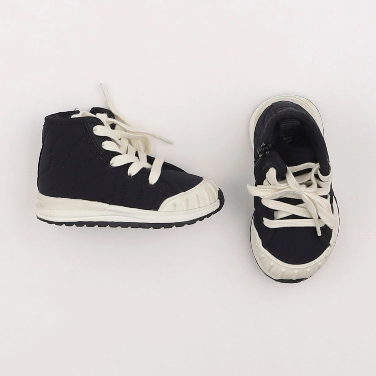 Zara - tennis à scratch/ lacets bleu - pointure 21