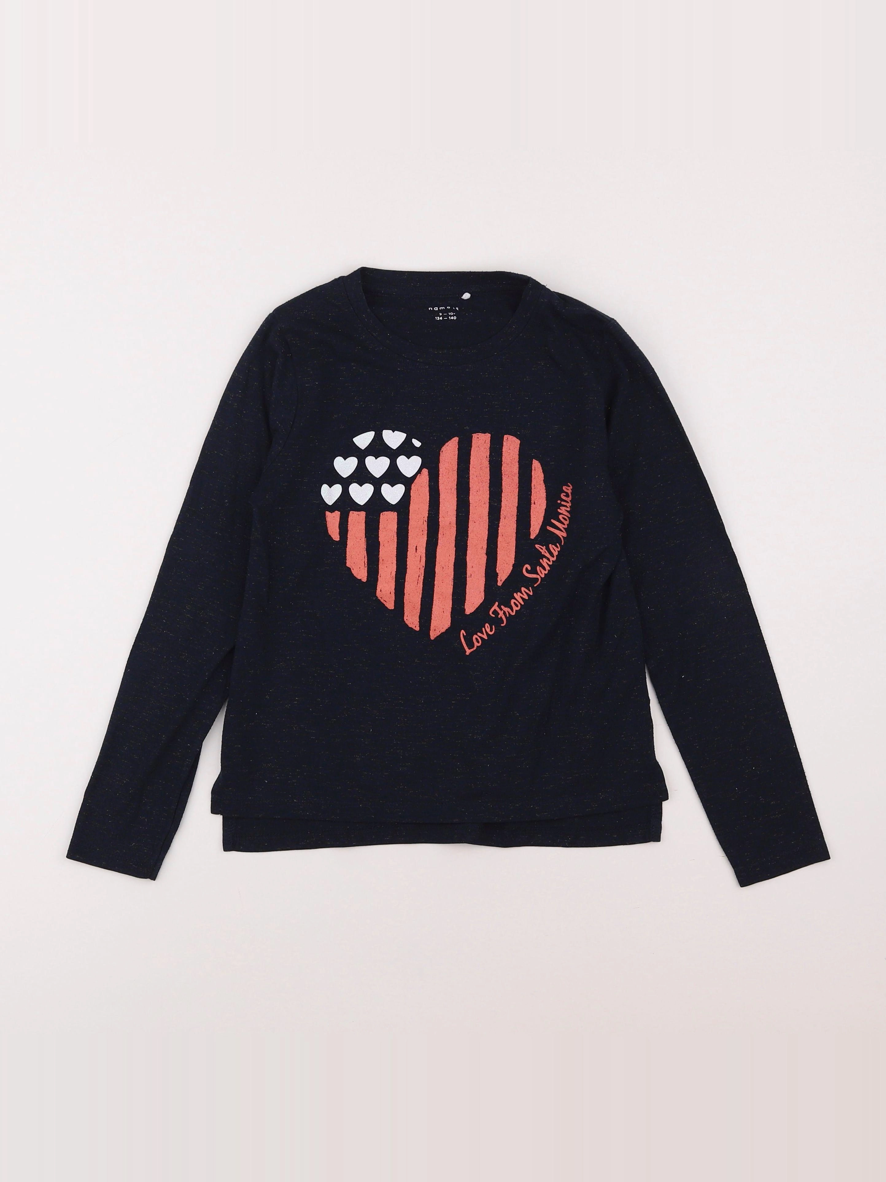 Name it - tee-shirt bleu - 9/10 ans