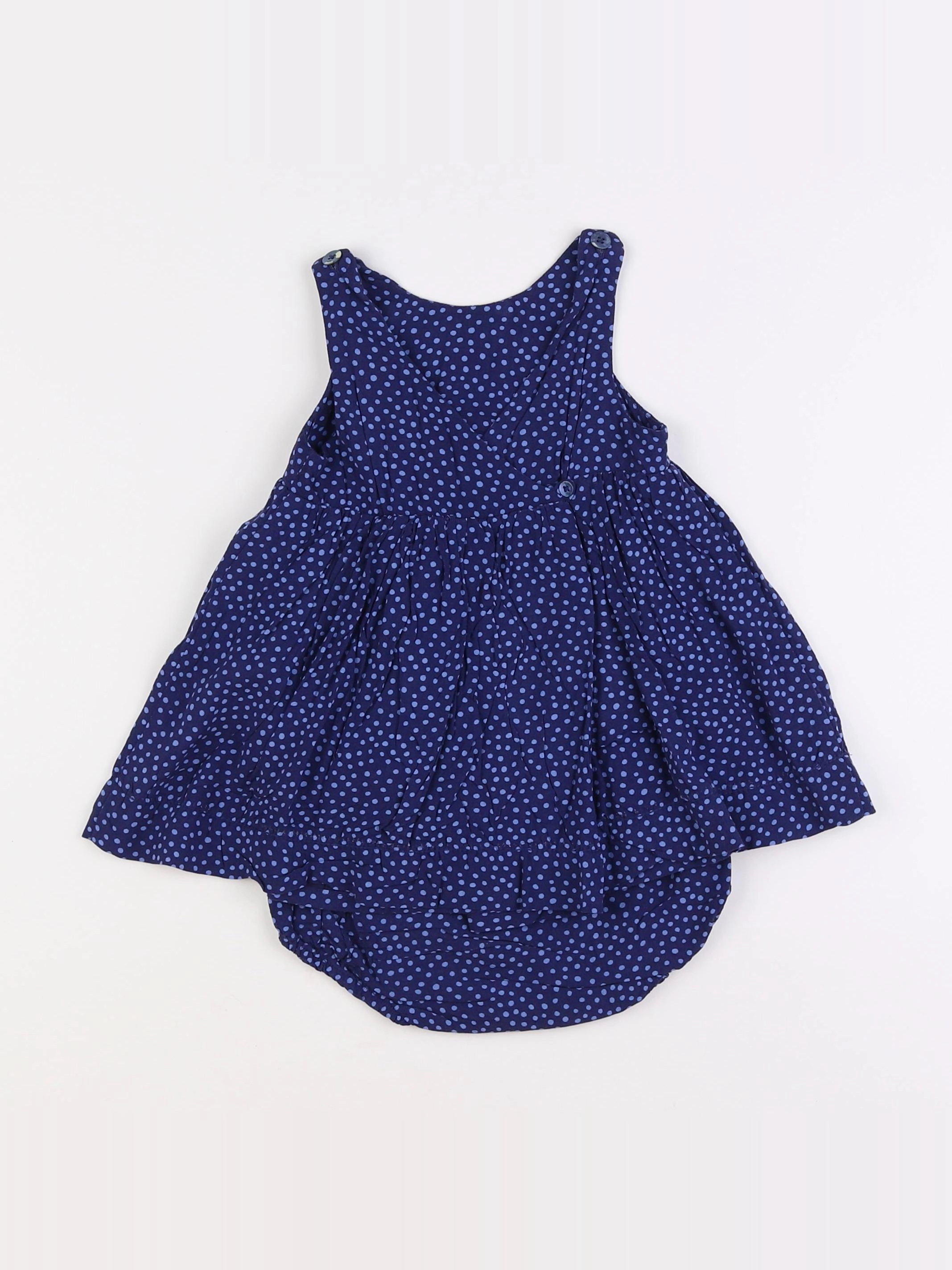 Natalys - robe bleu - 6 mois