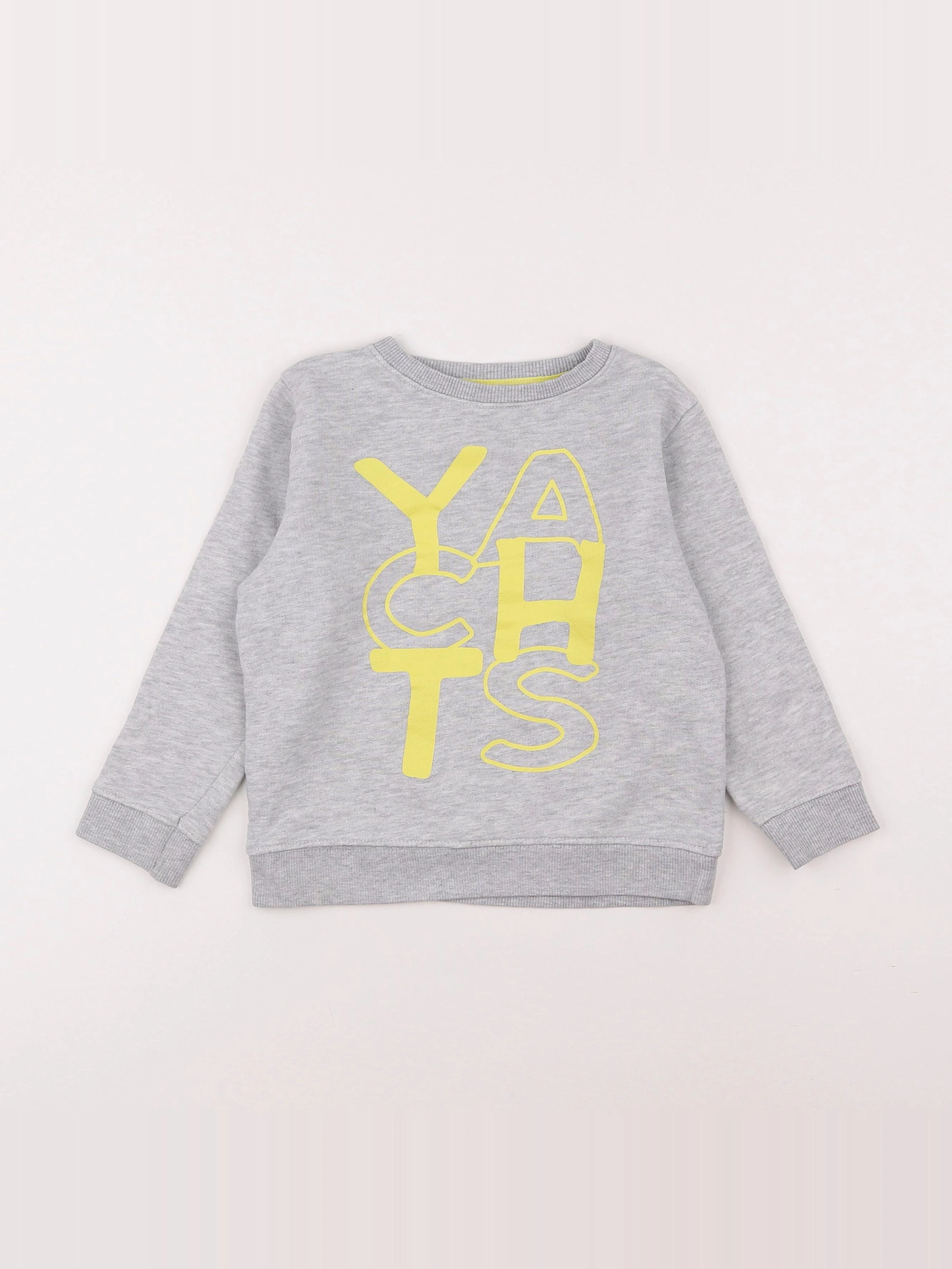 Vertbaudet - sweat gris - 5 ans