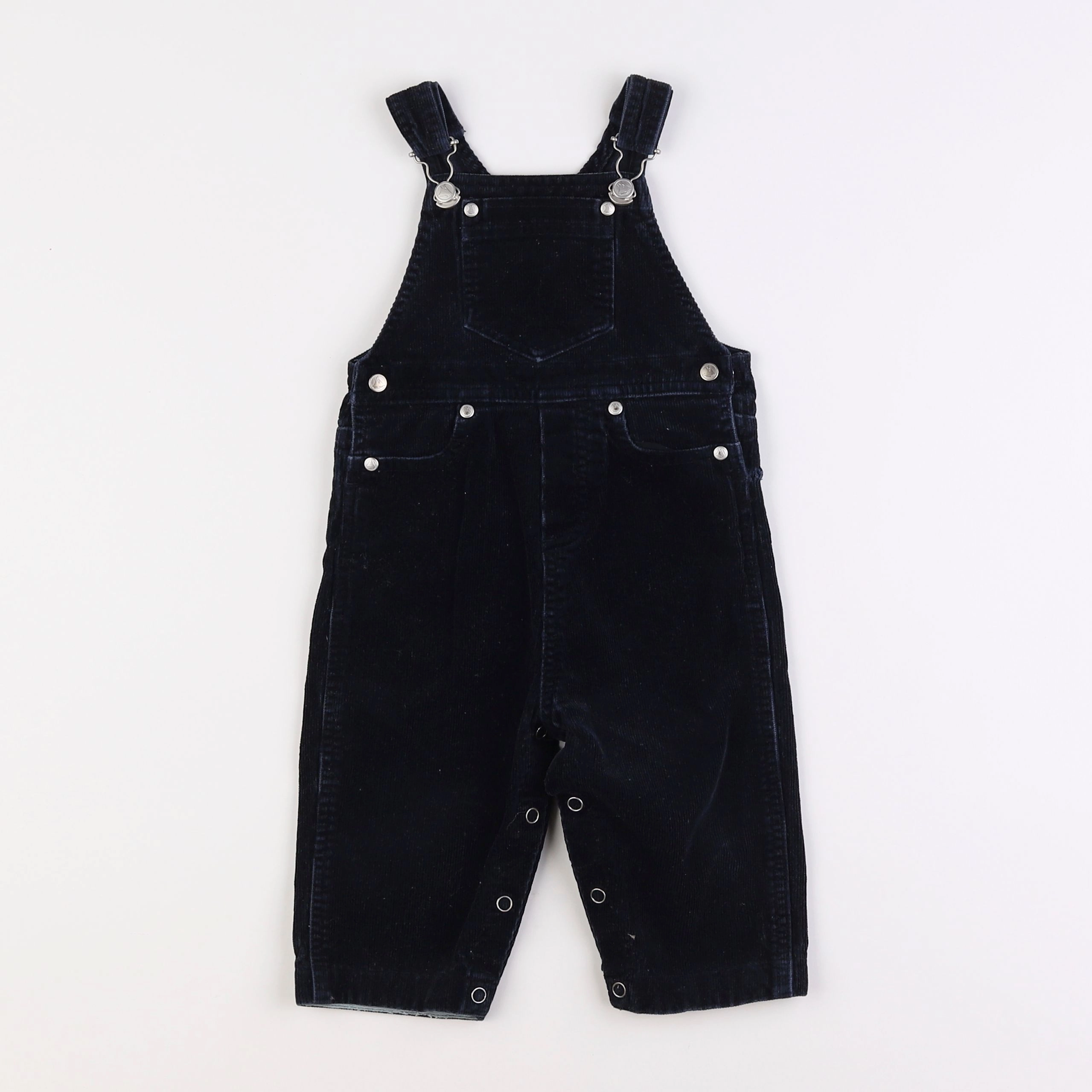 Petit Bateau - salopette bleu - 12 mois