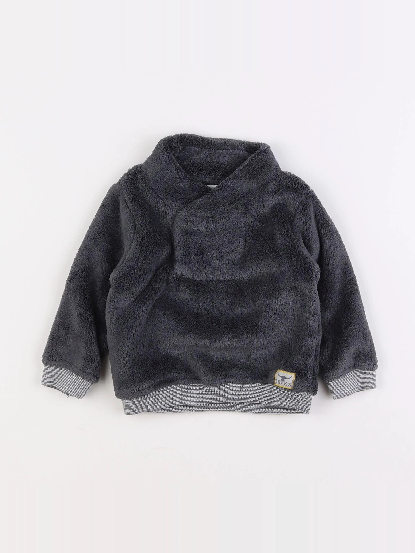 IKKS - sweat gris - 12 mois