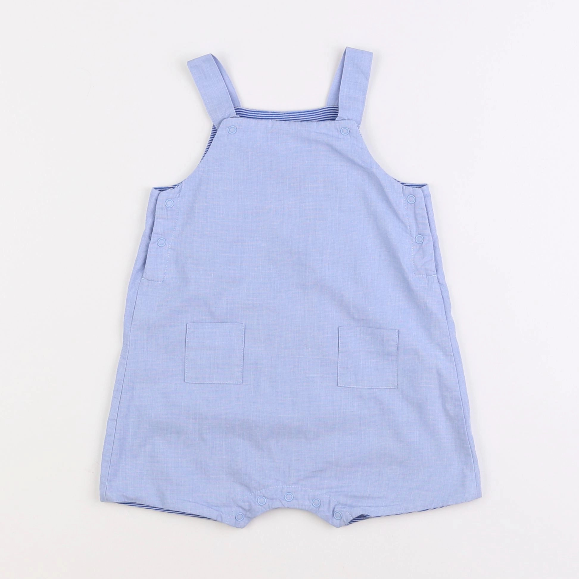 Petit Bateau - combinaison bleu - 6 mois