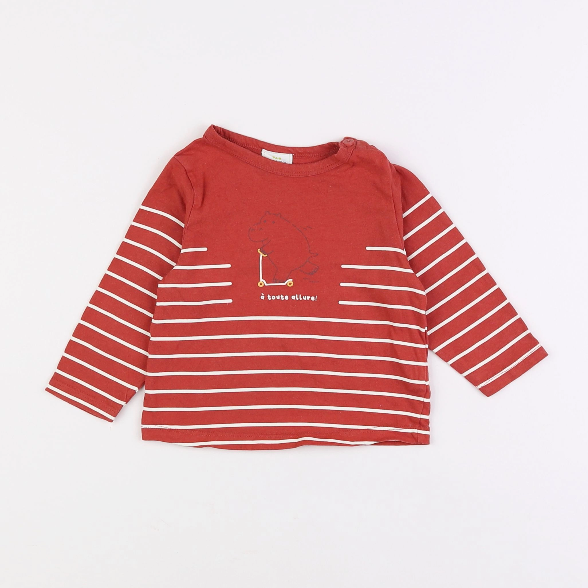 Tape à l'oeil - tee-shirt rouge - 12 mois
