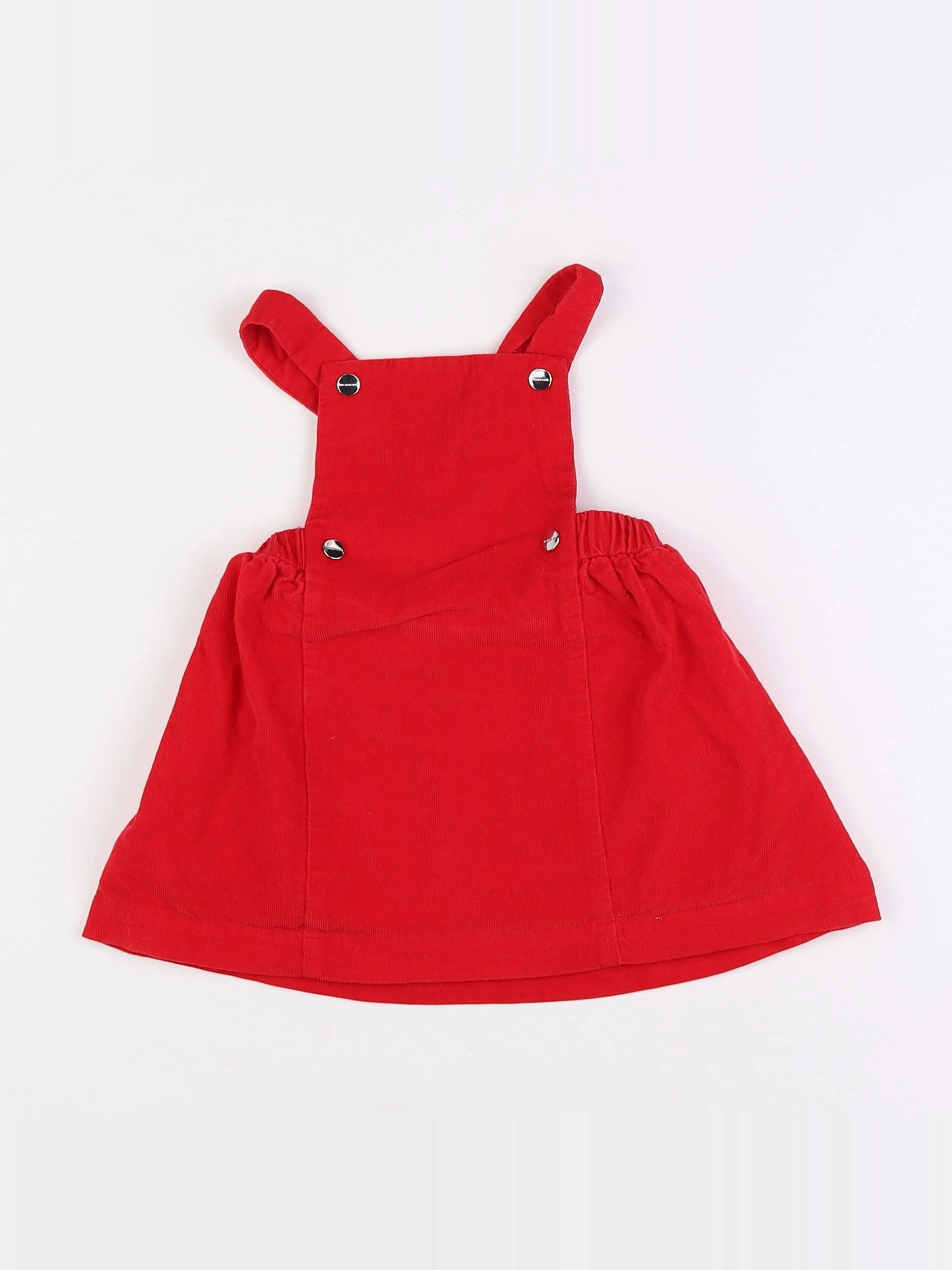 Jacadi - robe rouge - 2 ans