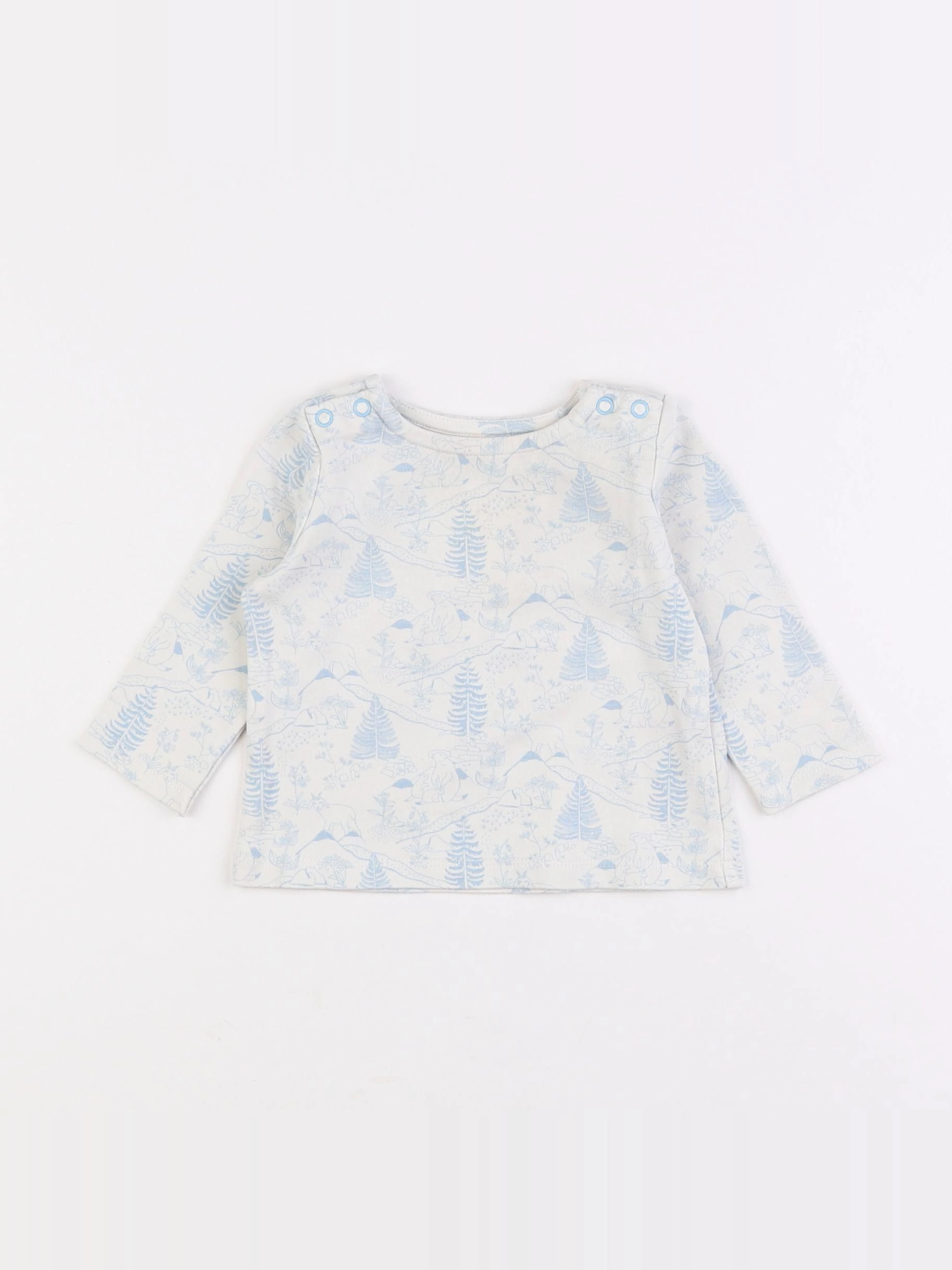 Natalys - tee-shirt vert - 6 mois