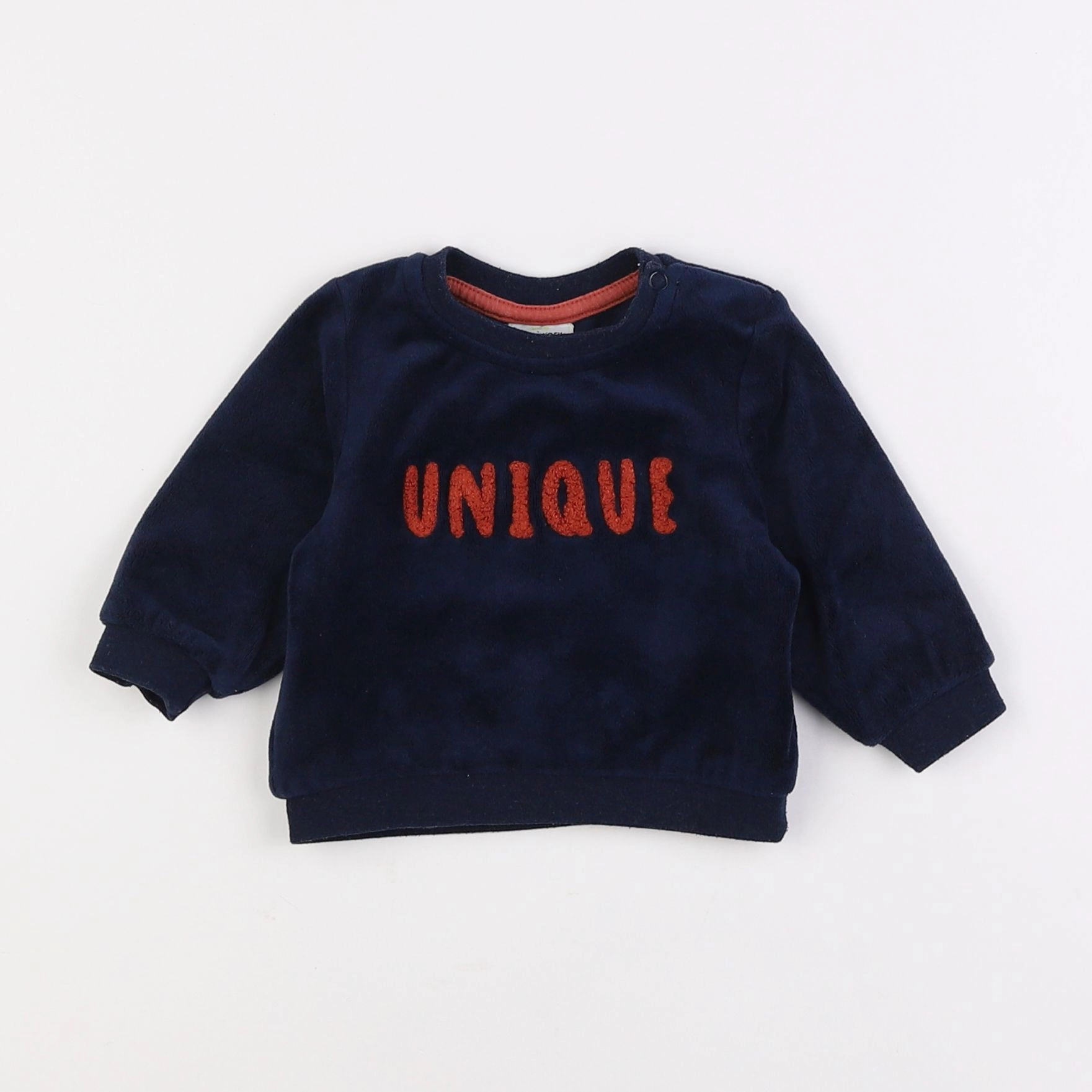 Tape à l'oeil - sweat bleu - 3 mois