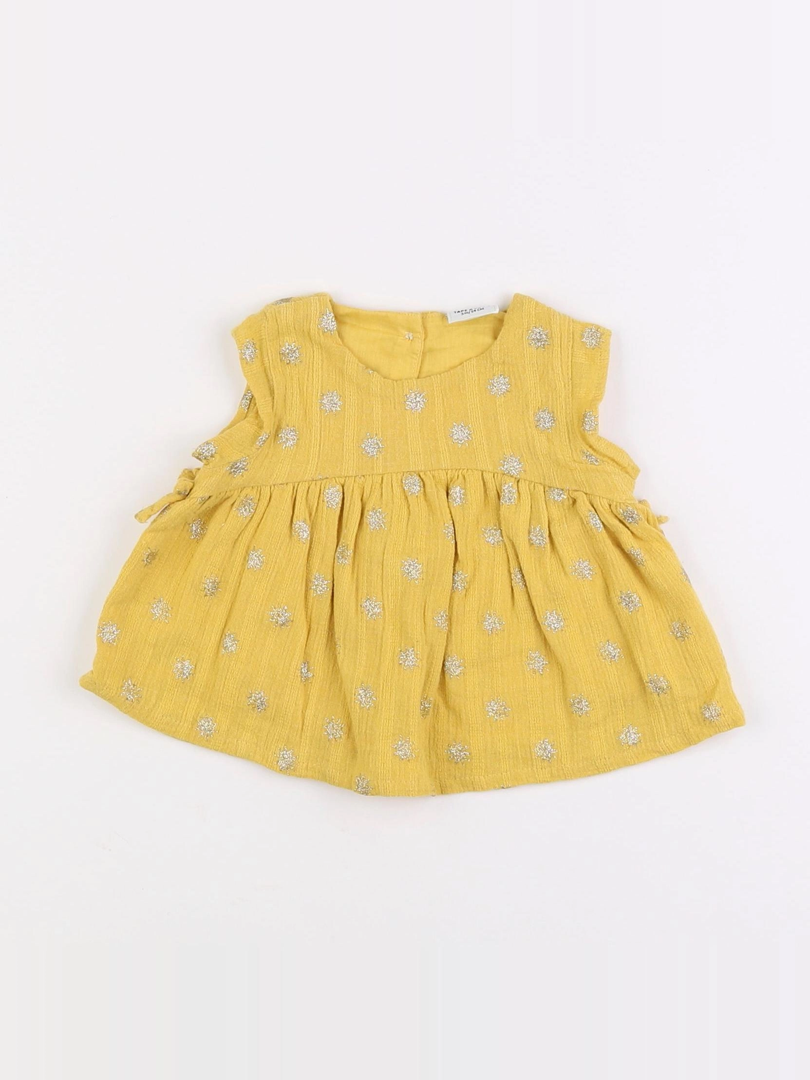 Tape à l'oeil - robe jaune - 3 mois