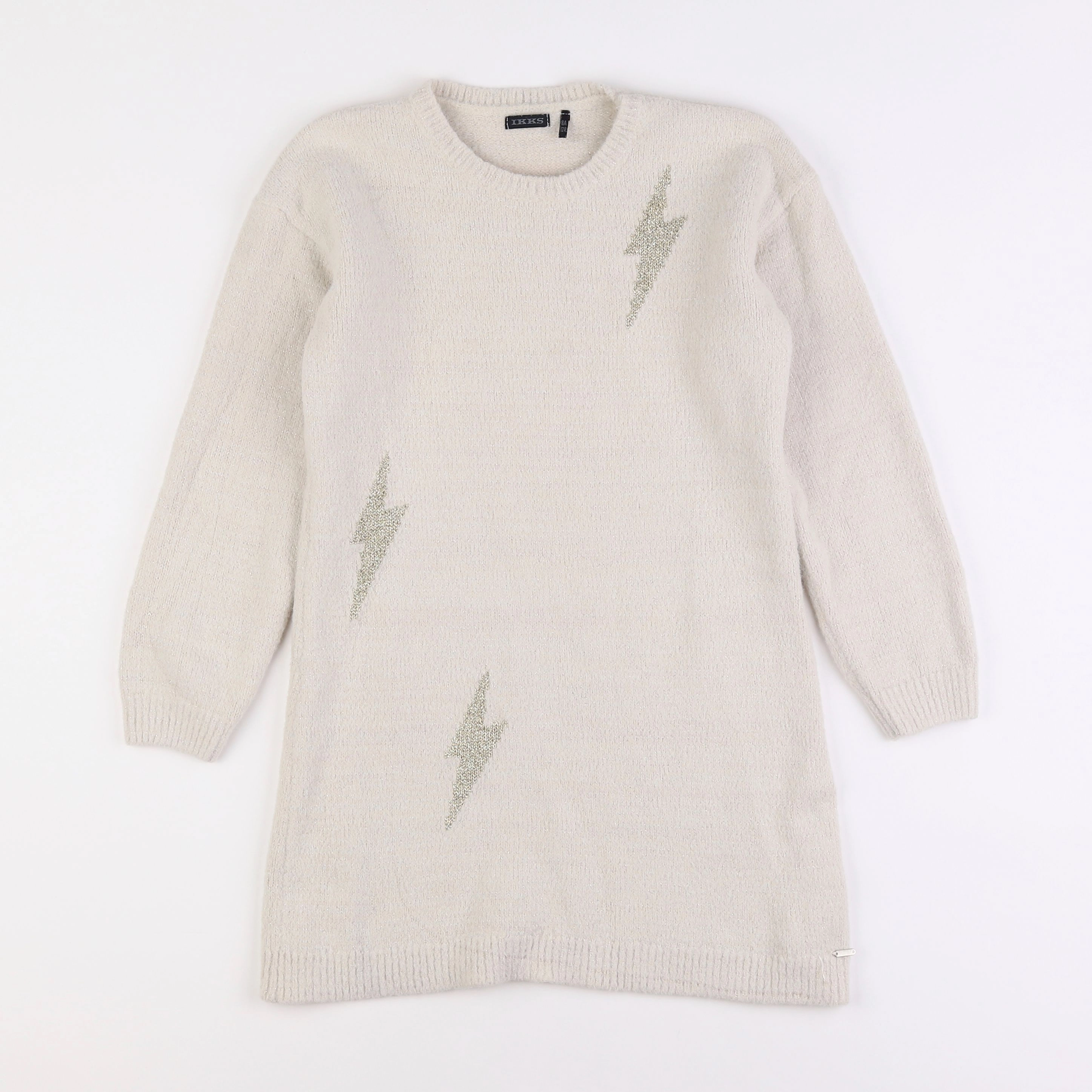 IKKS - robe beige - 8 ans