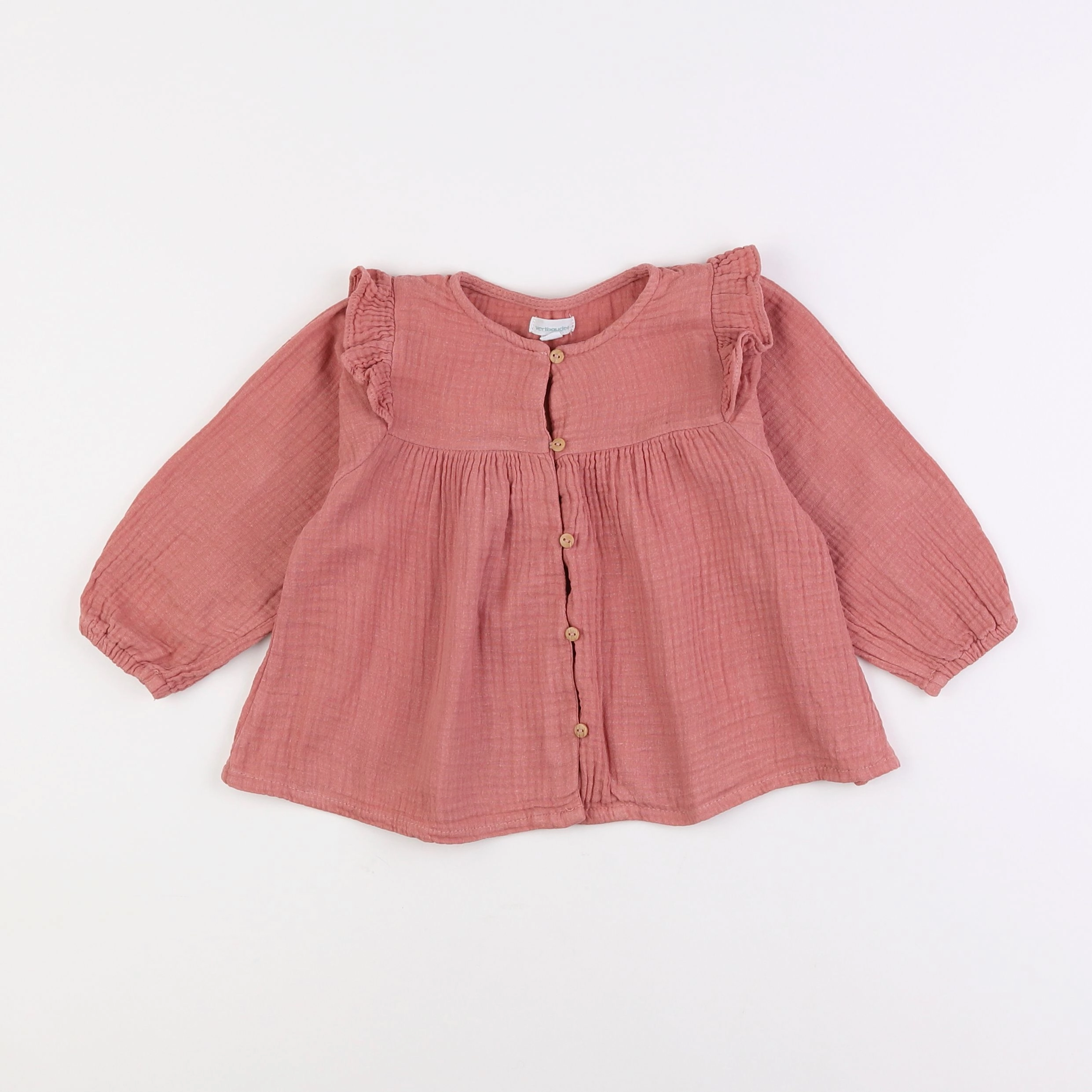 Vertbaudet - blouse rose - 18 mois