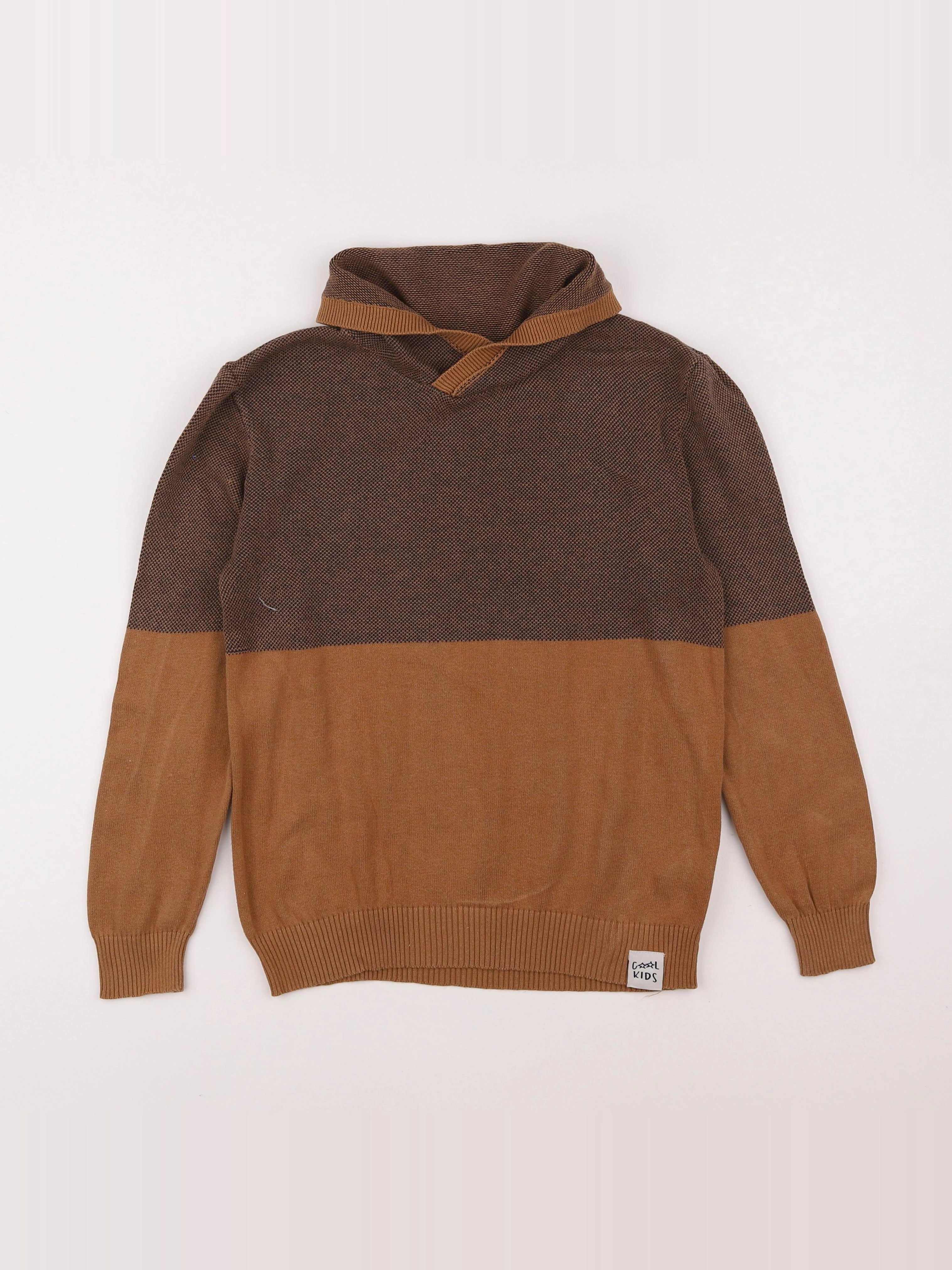 Vertbaudet - pull marron - 12 ans