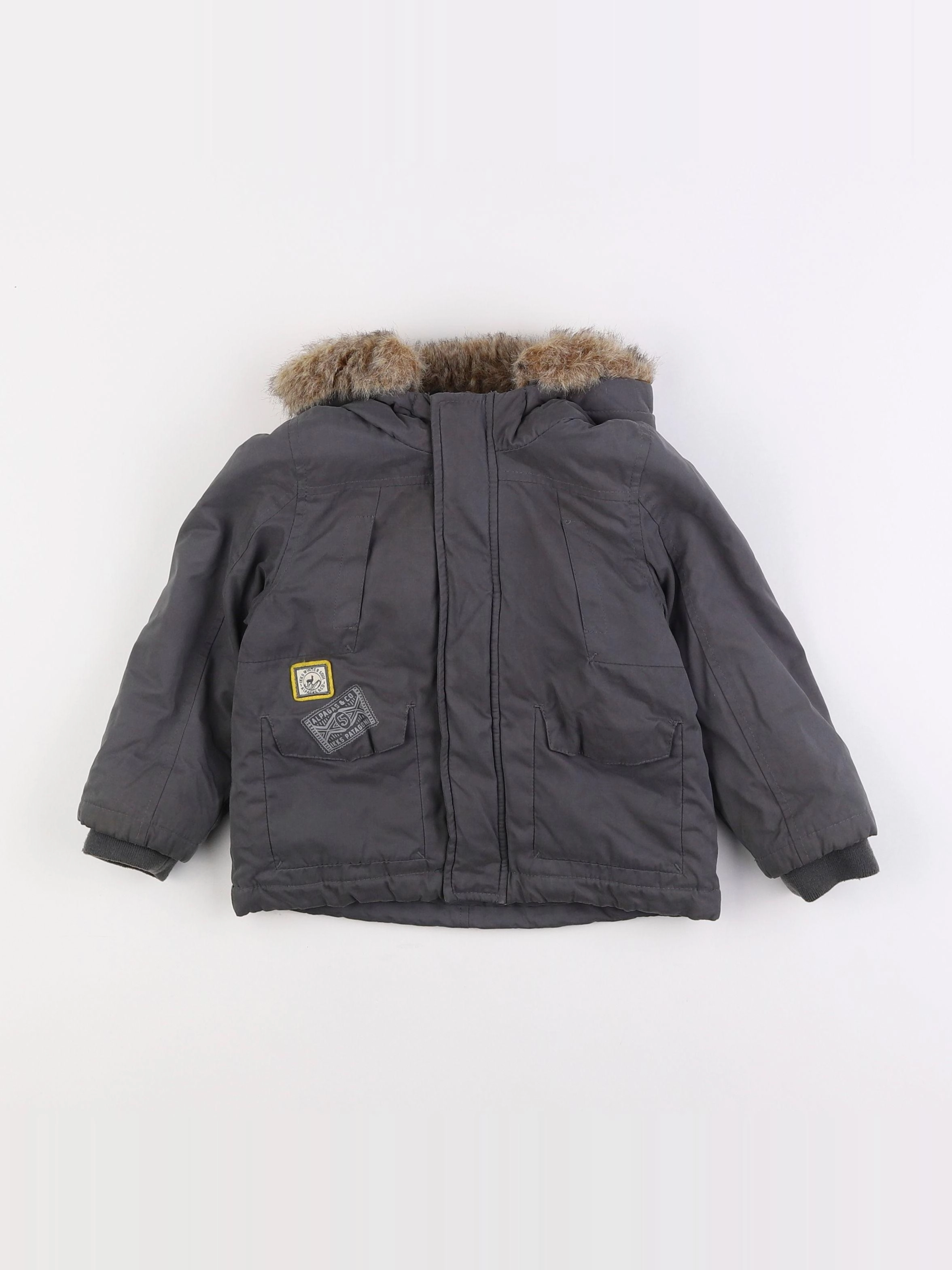 IKKS - manteau gris - 2 ans