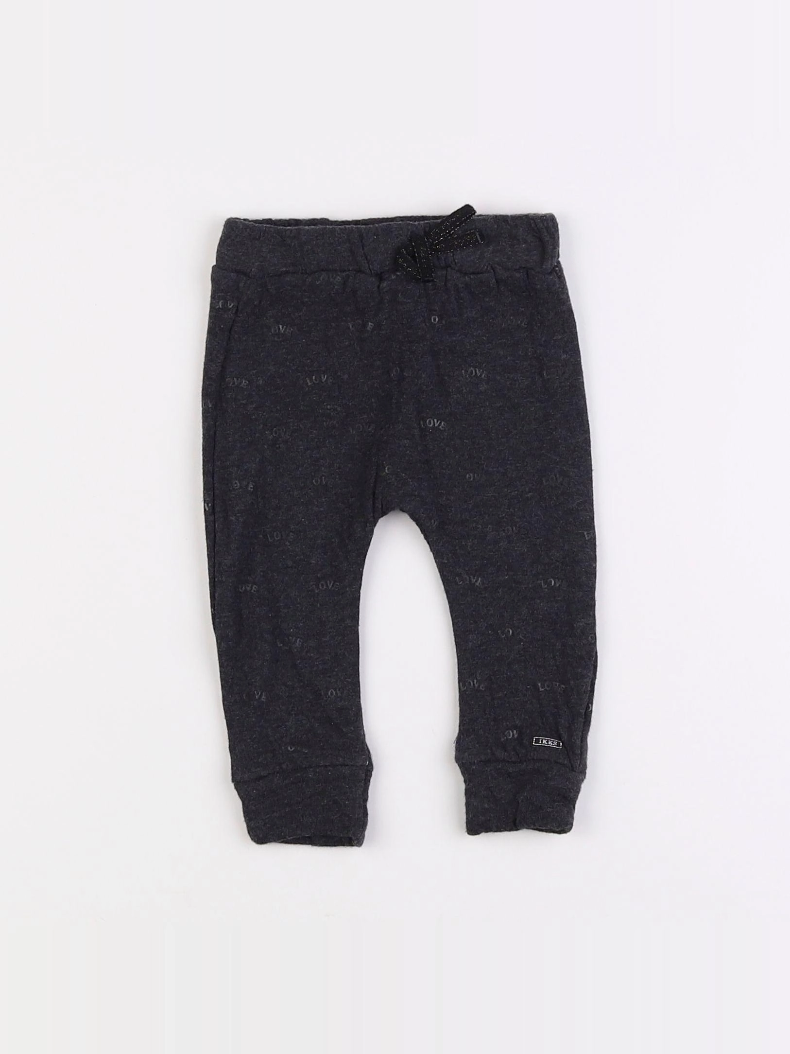 IKKS - legging gris - 6 mois