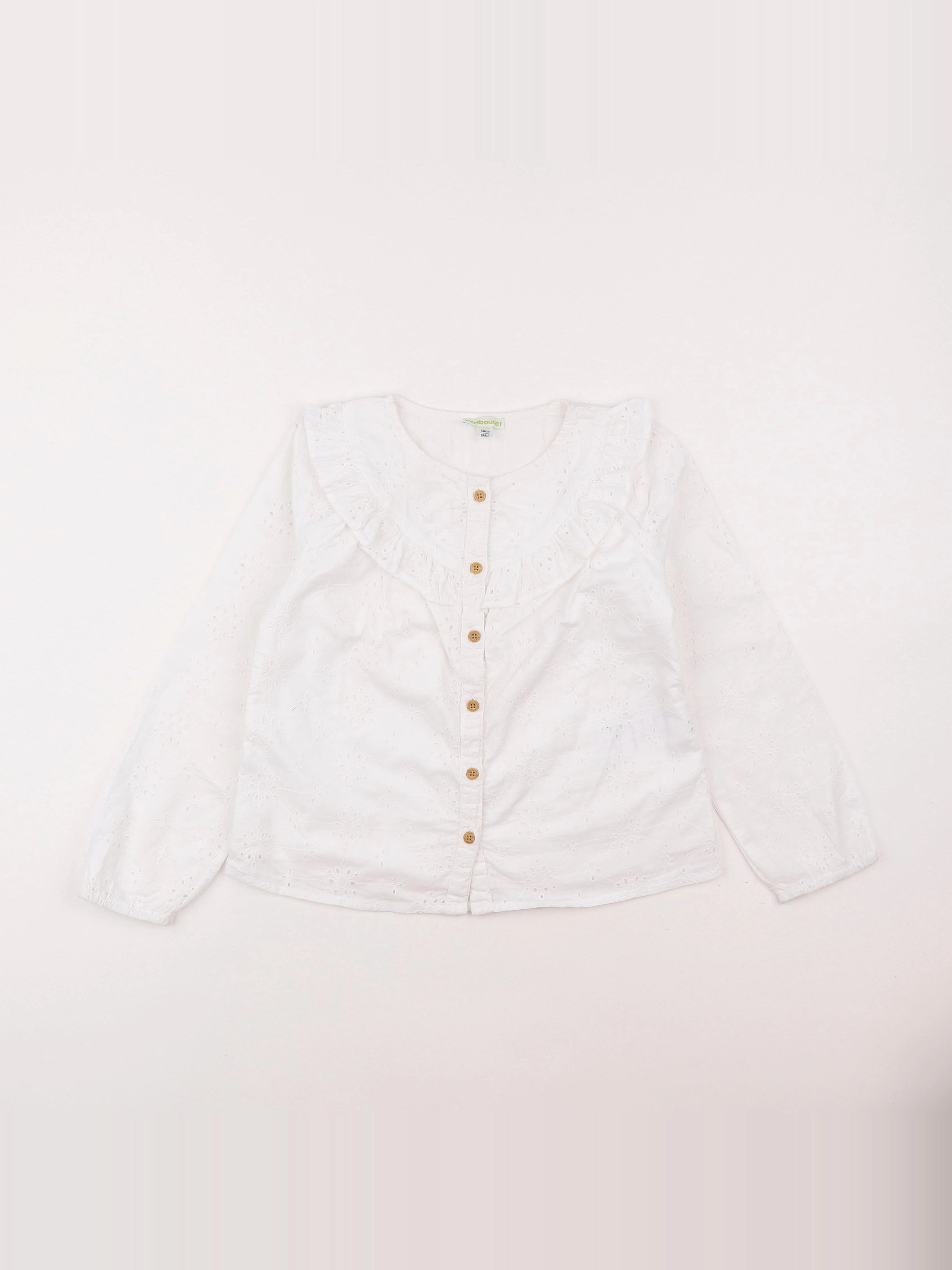 Vertbaudet - blouse blanc - 9 ans