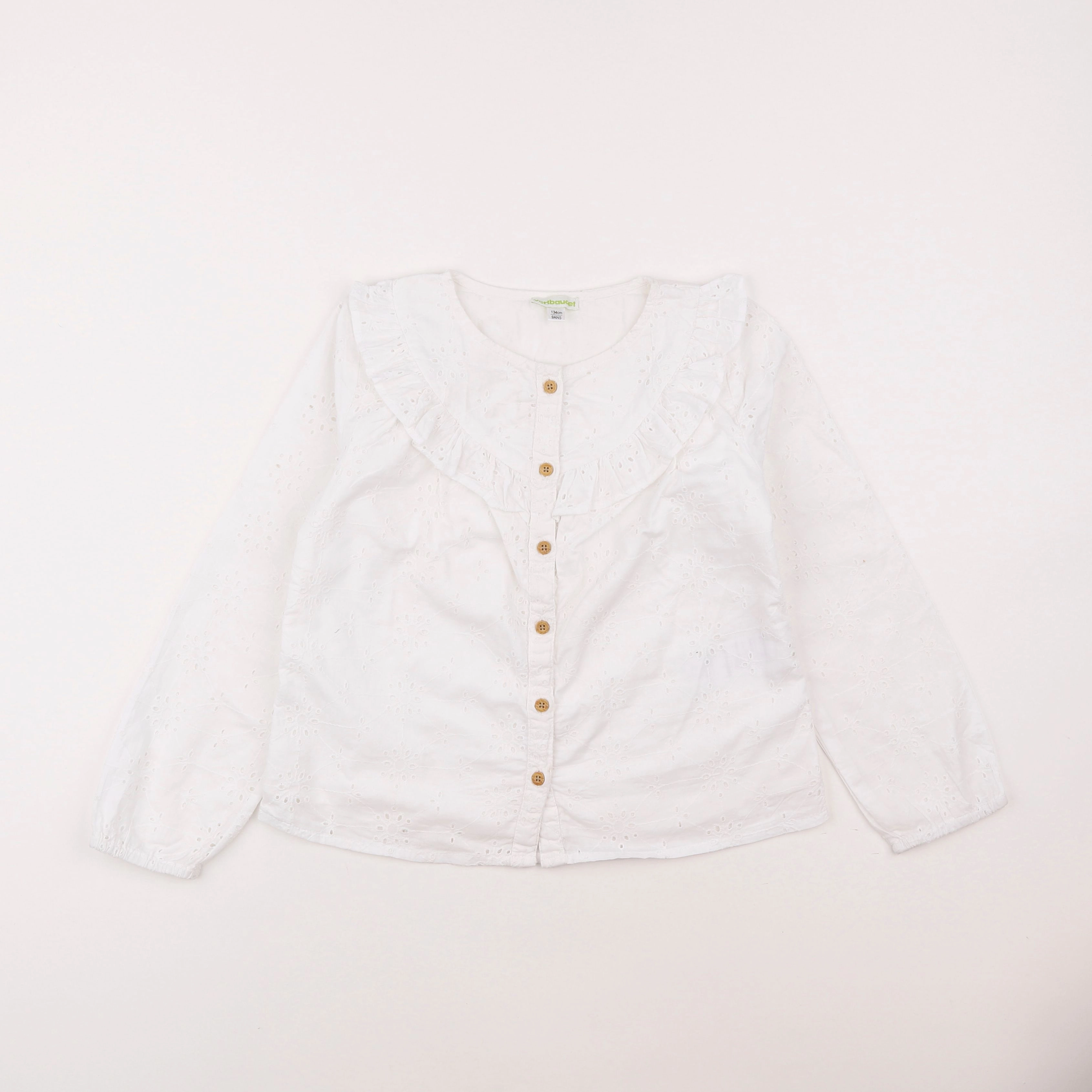Vertbaudet - blouse blanc - 9 ans