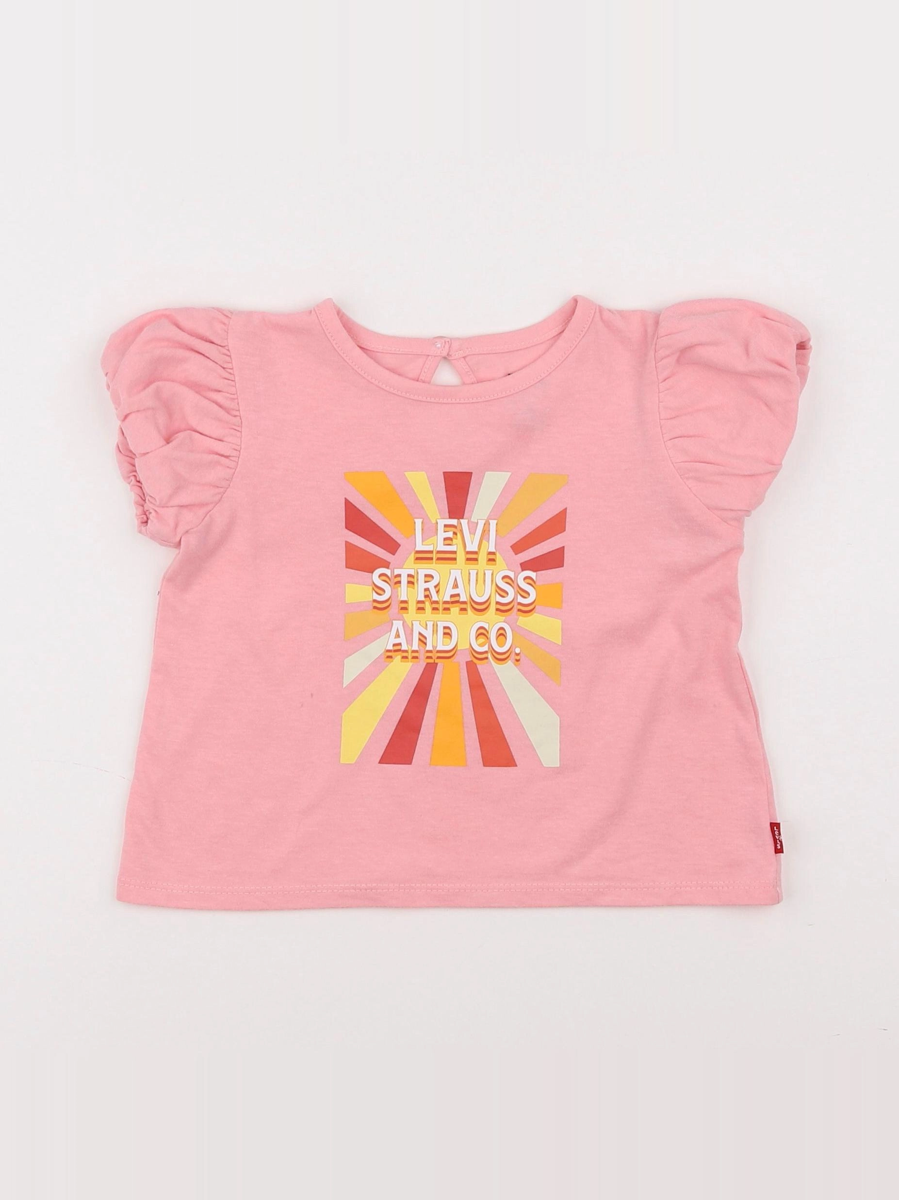 Levi's - tee-shirt rose - 2 ans