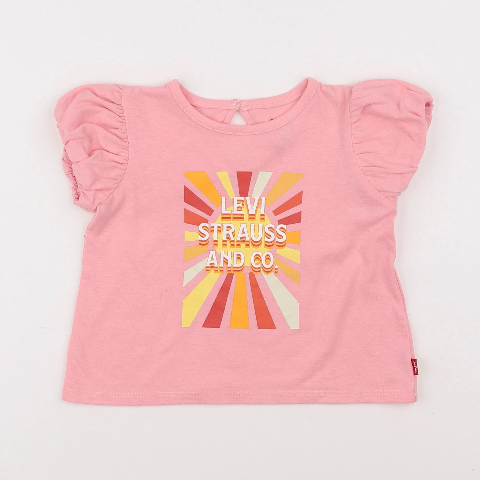 Levi's - tee-shirt rose - 2 ans
