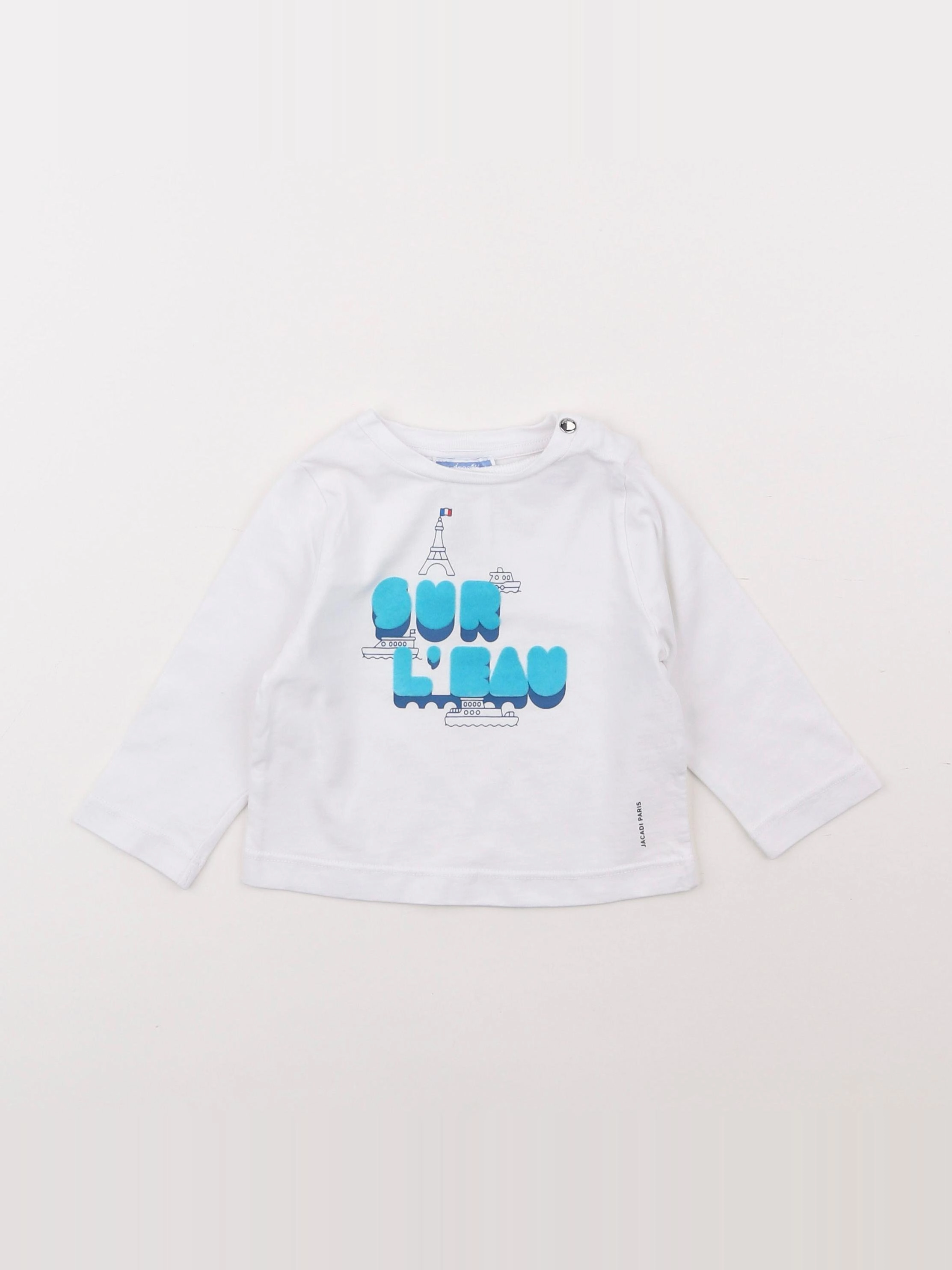 Jacadi - tee-shirt blanc - 12 mois
