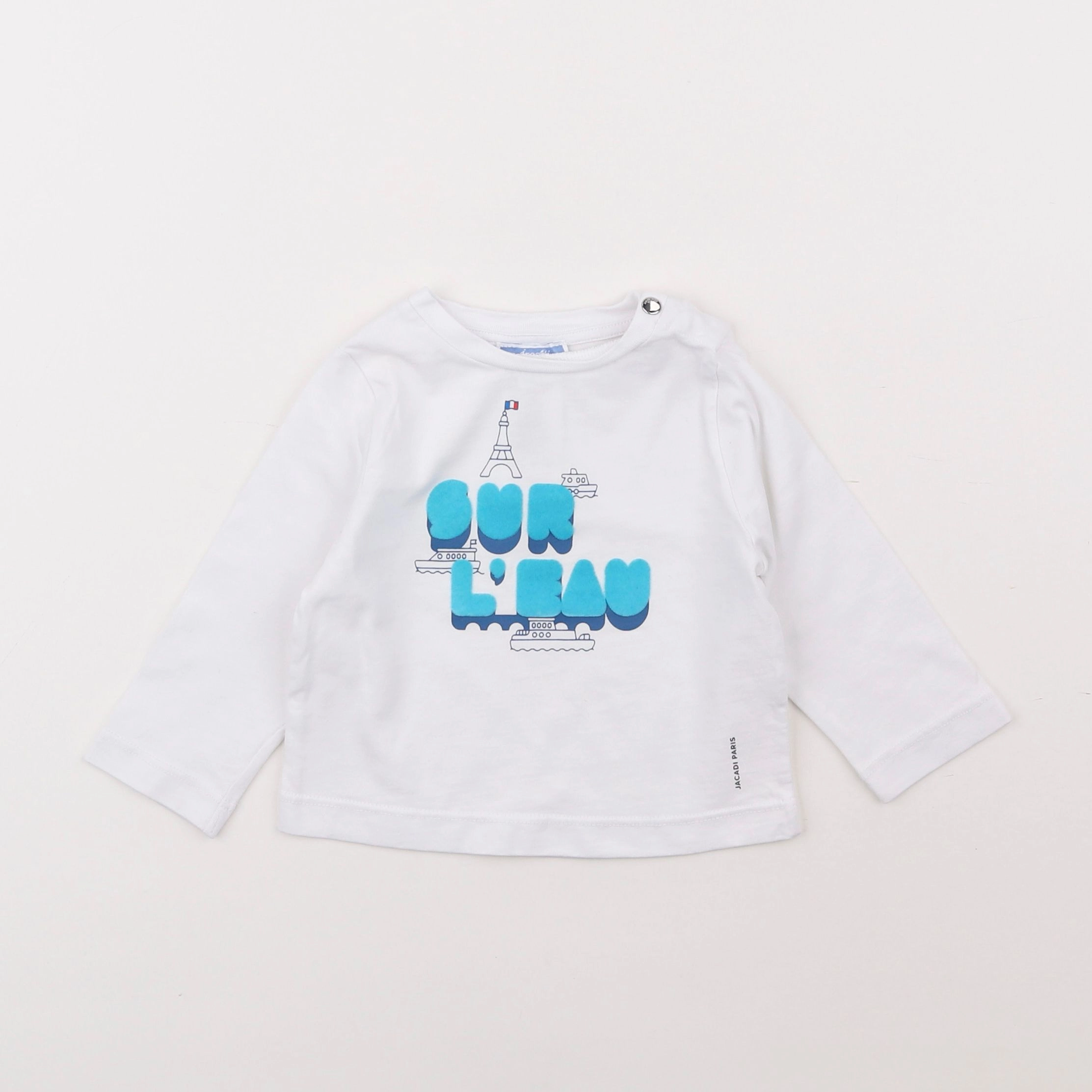 Jacadi - tee-shirt blanc - 12 mois