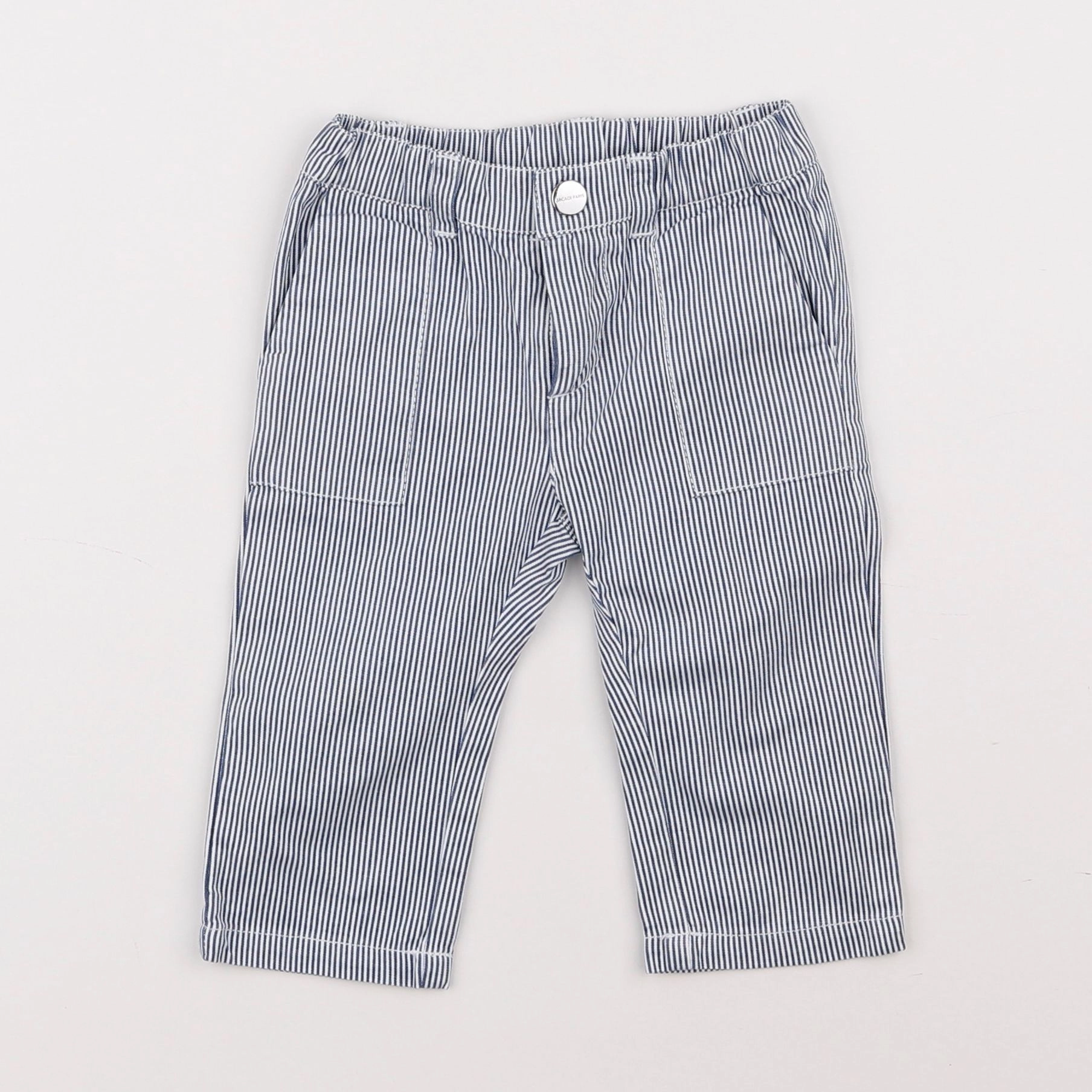 Jacadi - pantalon bleu - 12 mois