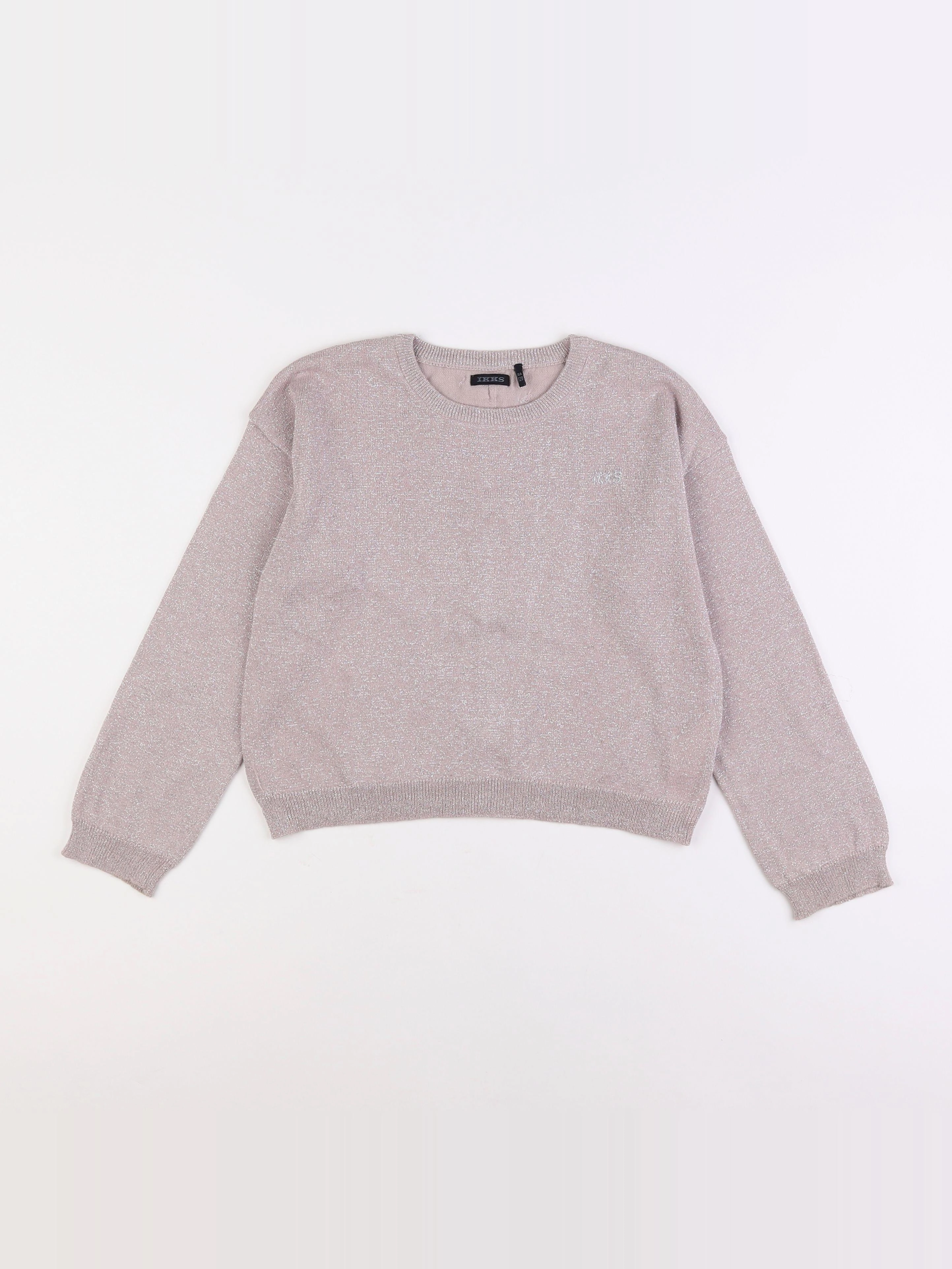 IKKS - pull rose - 8 ans