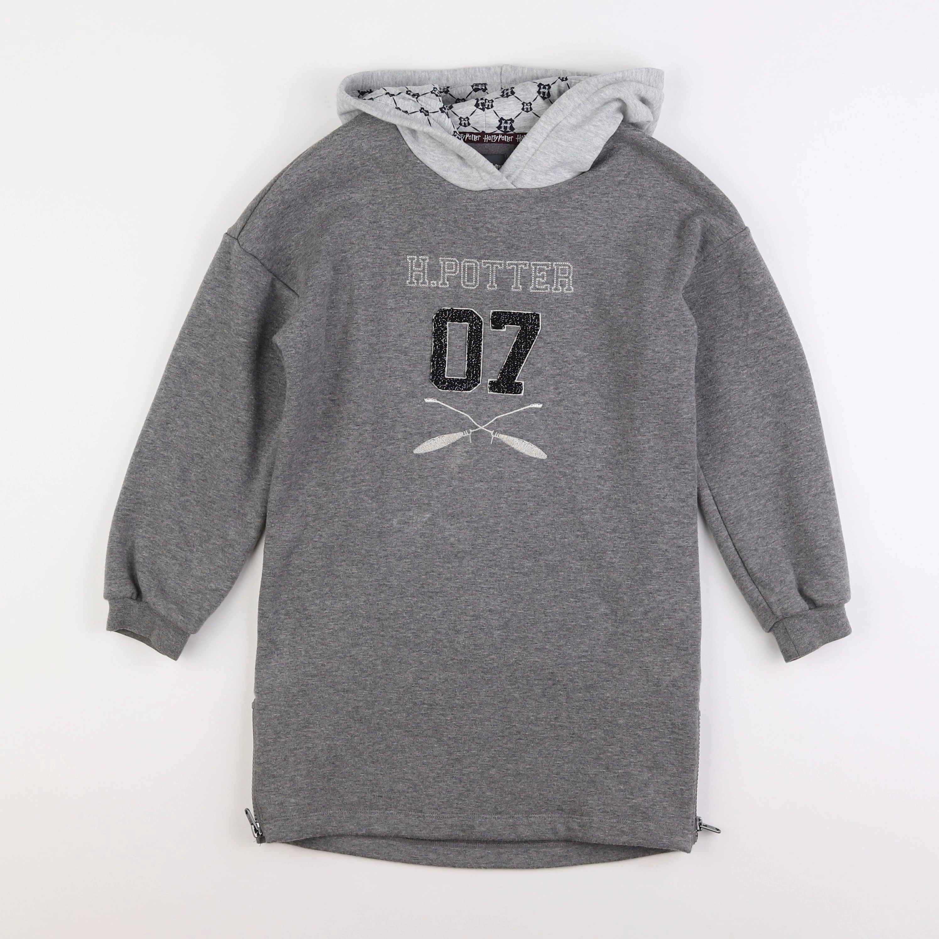 IKKS - robe gris - 8 ans