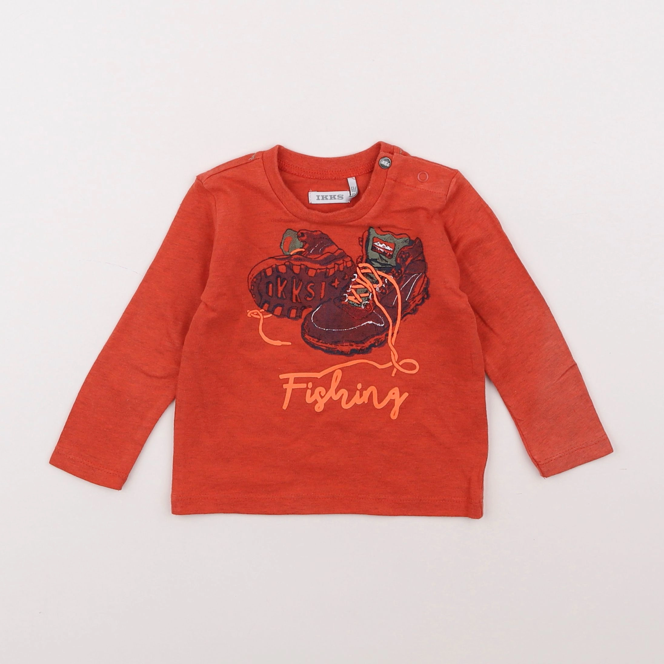 IKKS - tee-shirt rouge - 6 mois