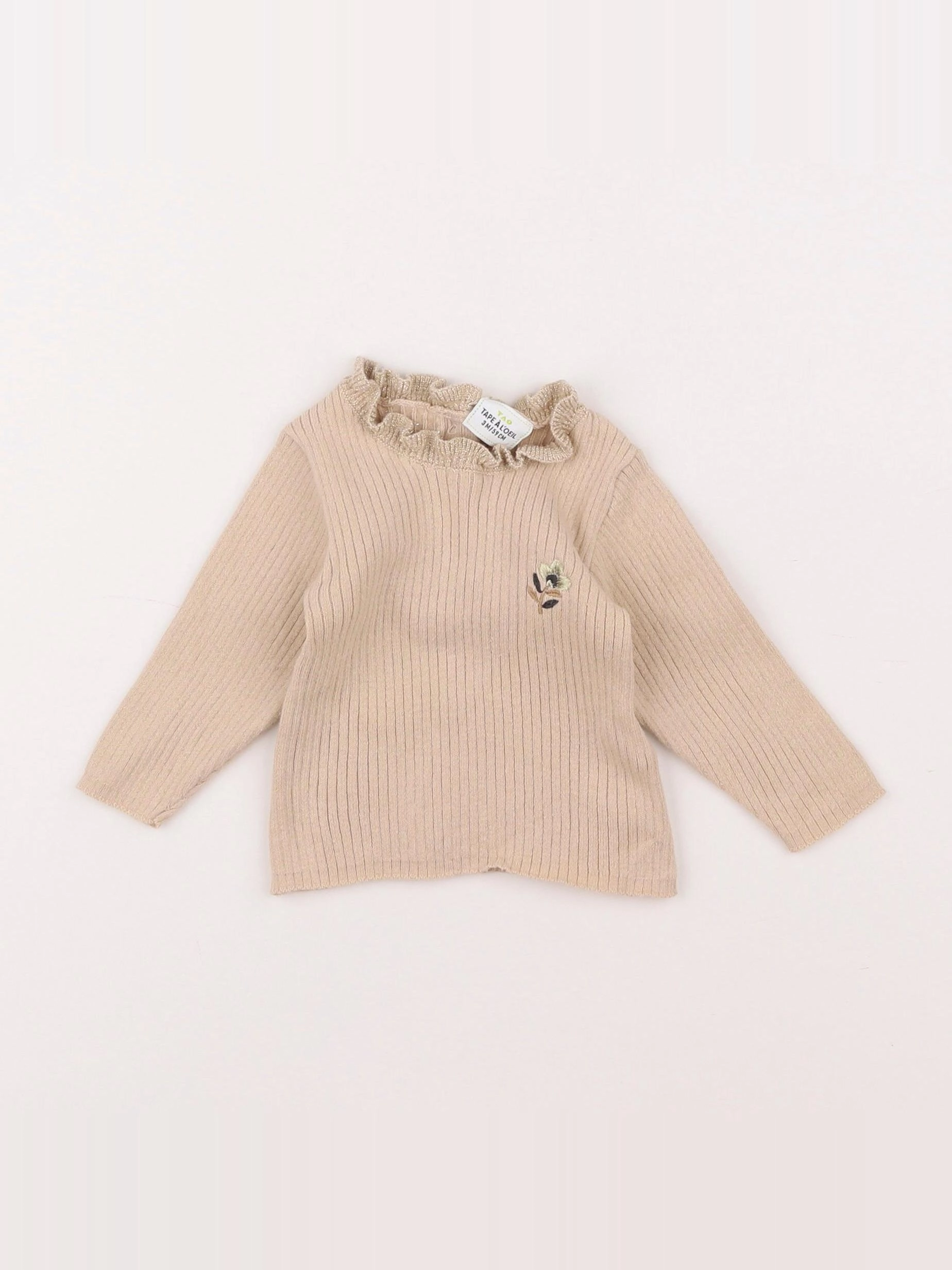 Tape à l'oeil - pull beige - 3 mois