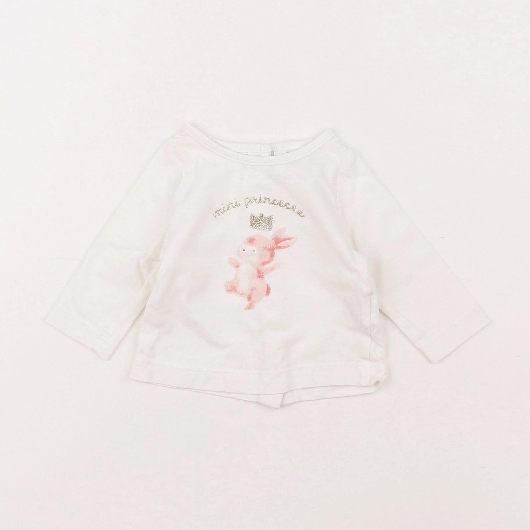 Tape à l'oeil - tee-shirt beige - 1 mois