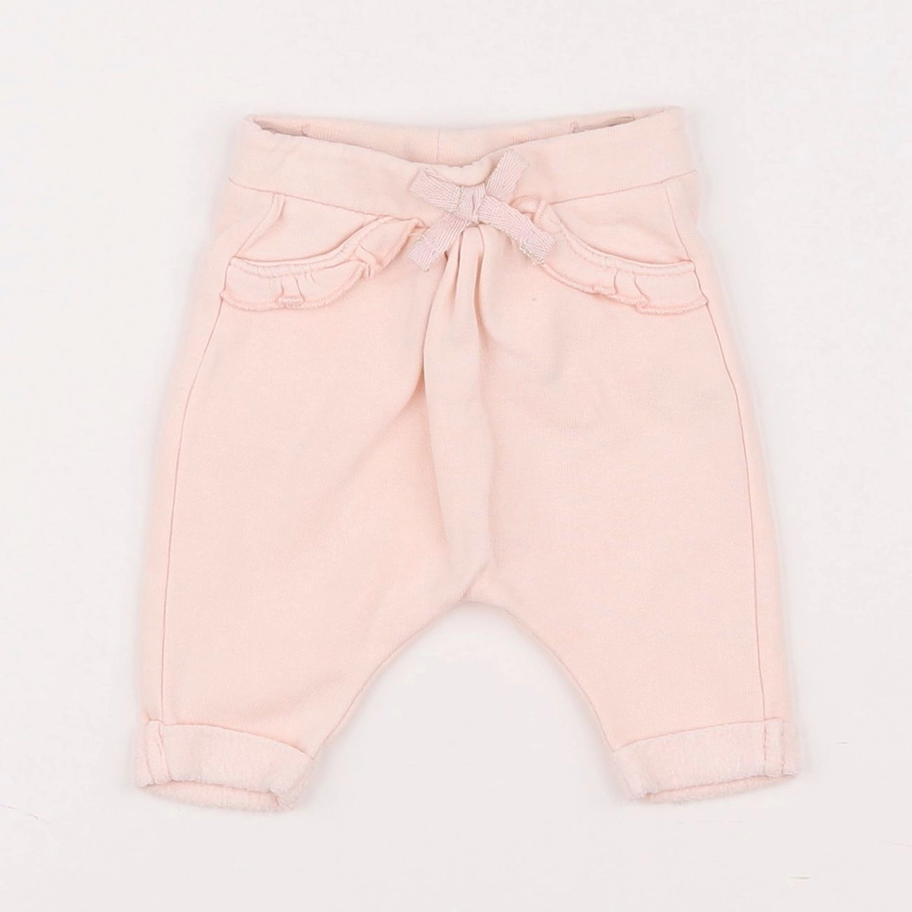 Tape à l'oeil - jogging doublé rose - 1 mois