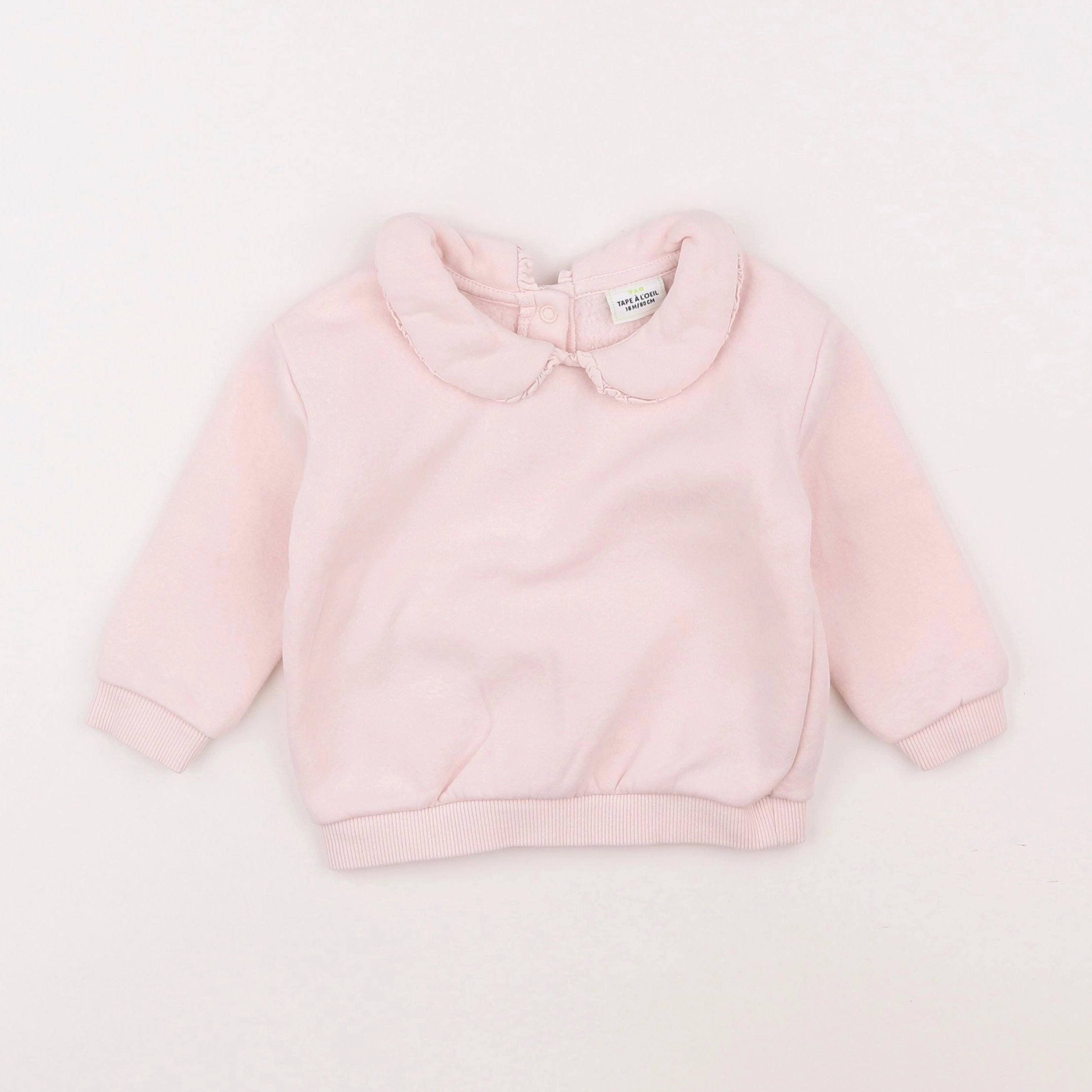 Tape à l'oeil - sweat rose - 18 mois