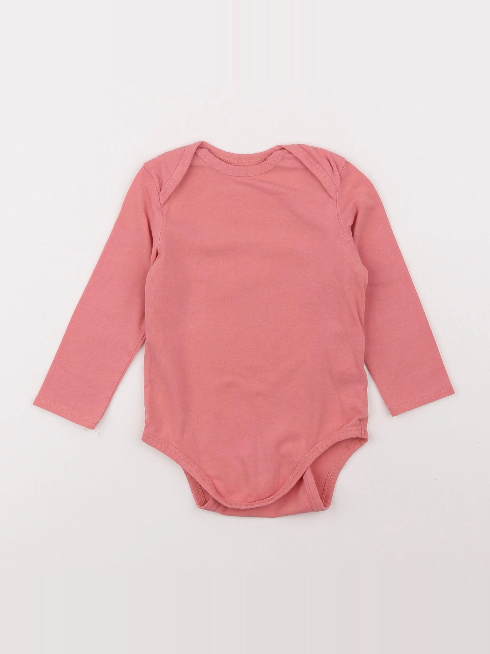 Tape à l'oeil - body rose - 2 ans