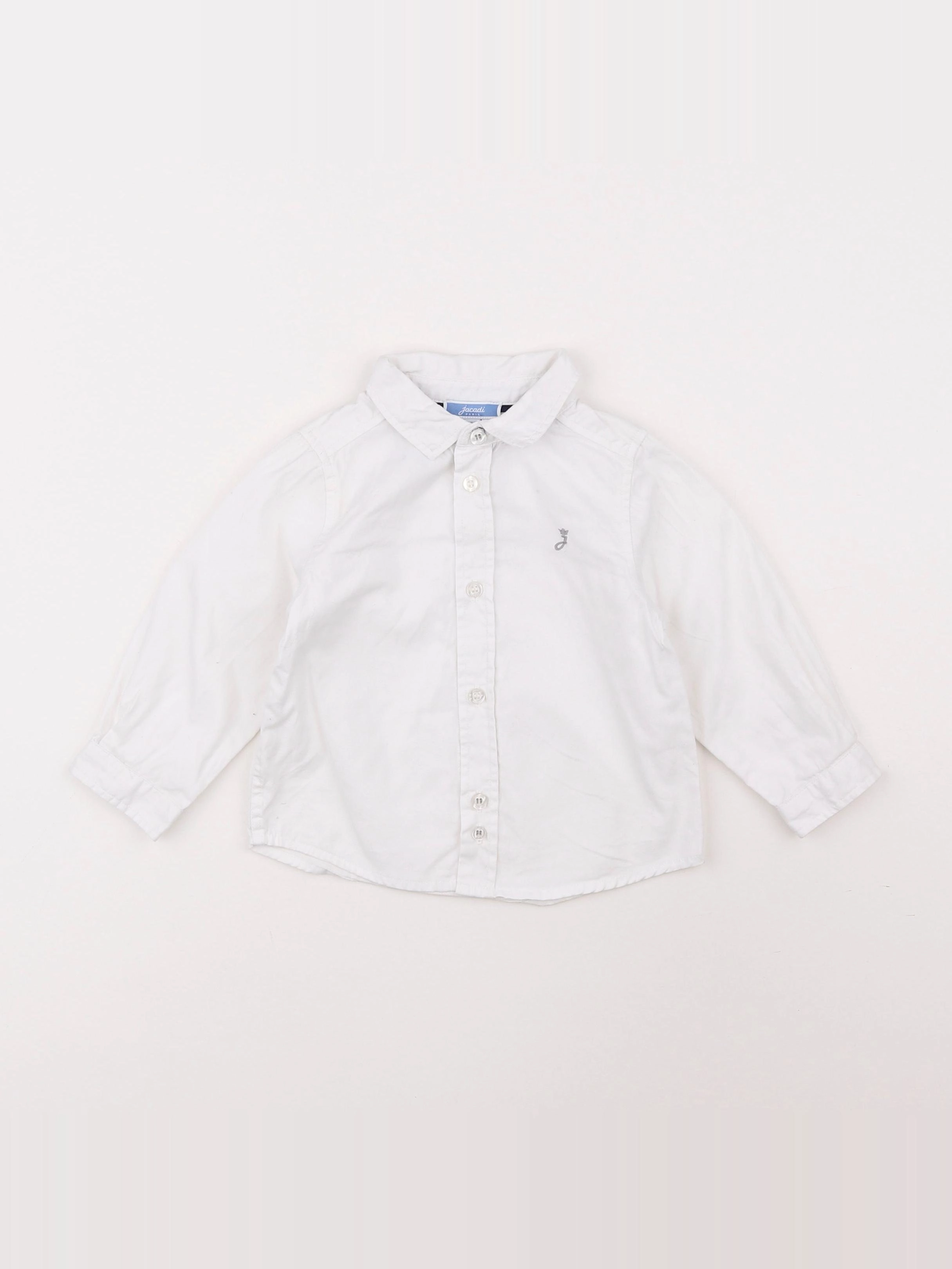 Jacadi - chemise blanc - 12 mois