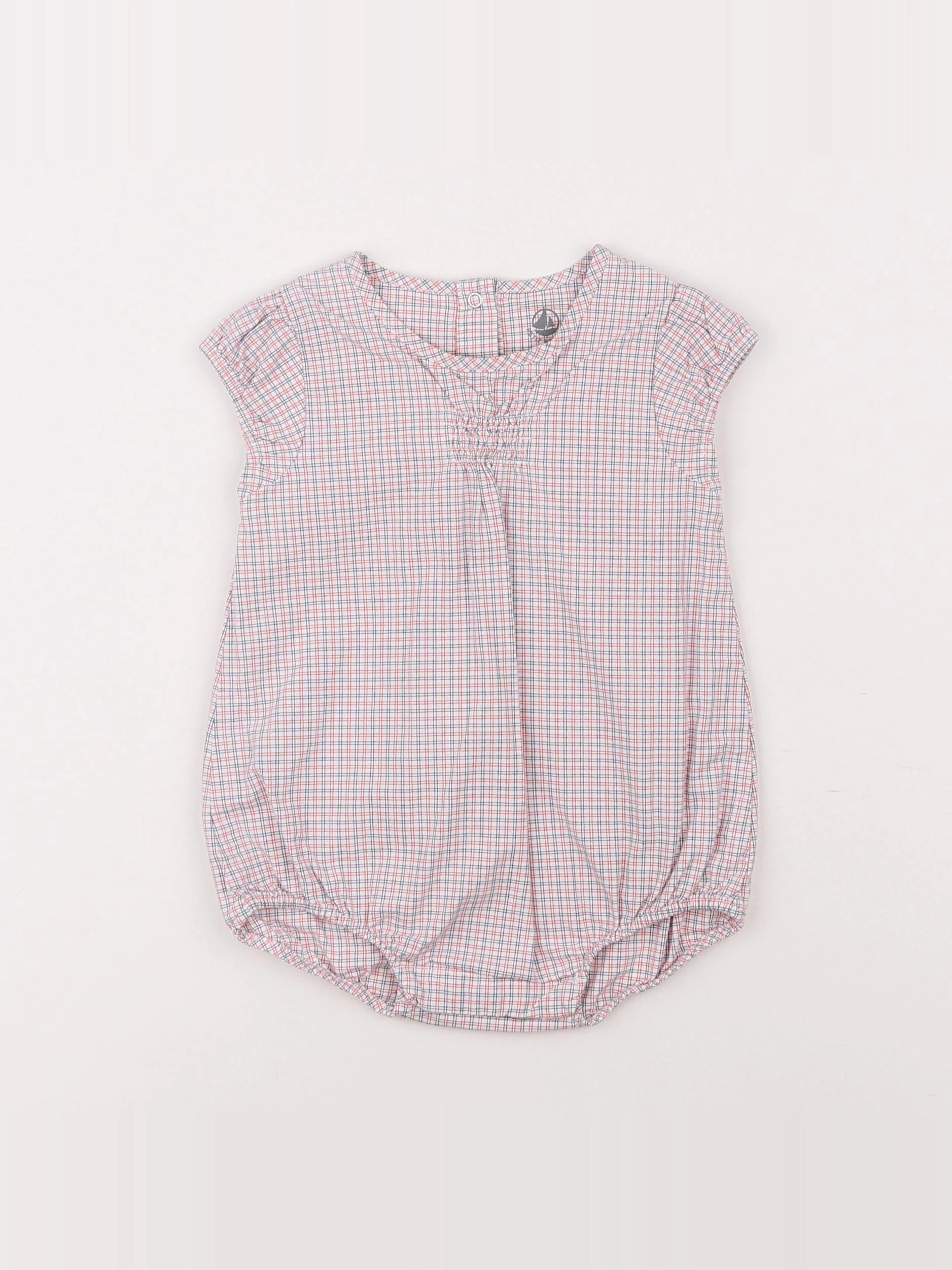 Petit Bateau - combinaison blanc - 6 mois