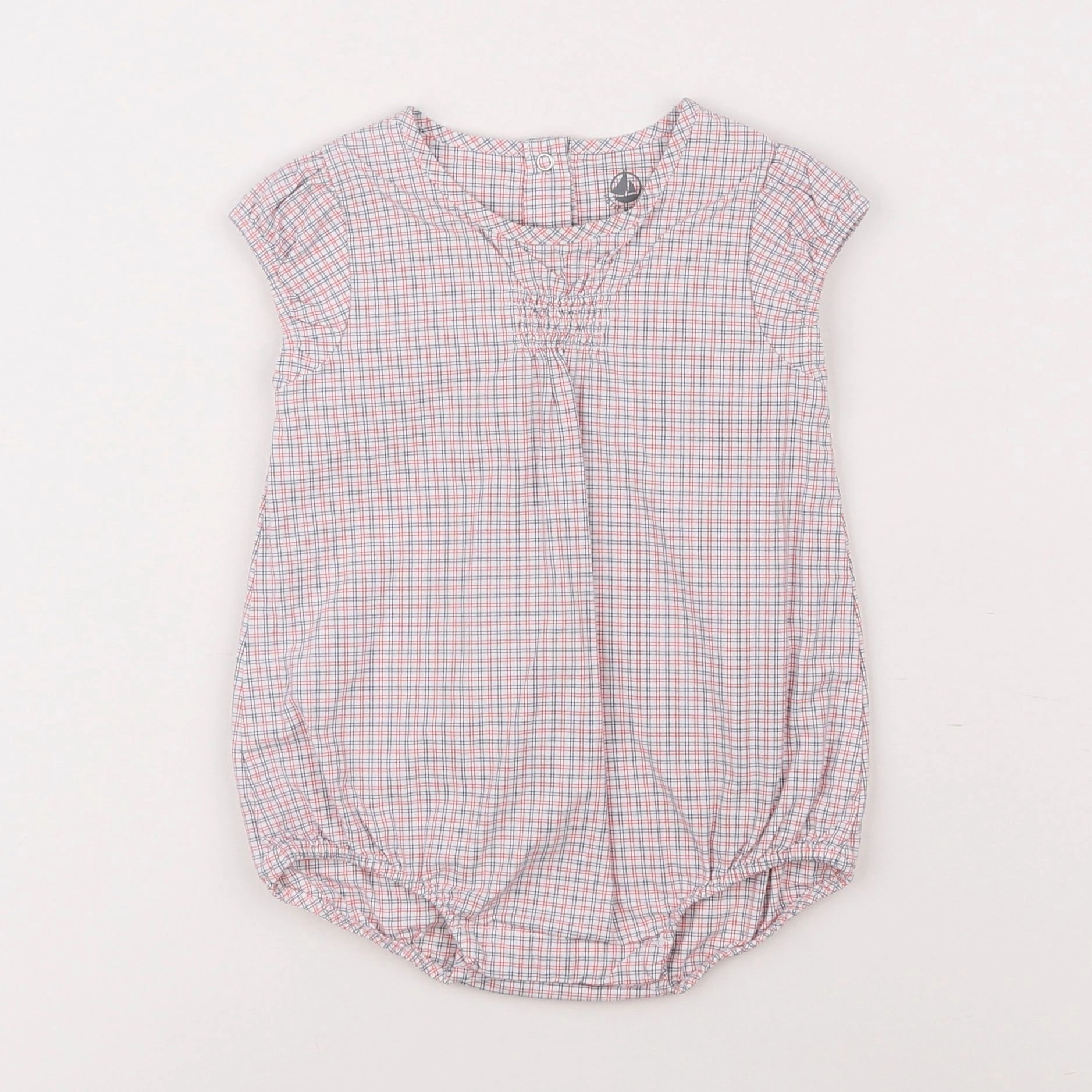 Petit Bateau - combinaison blanc - 6 mois
