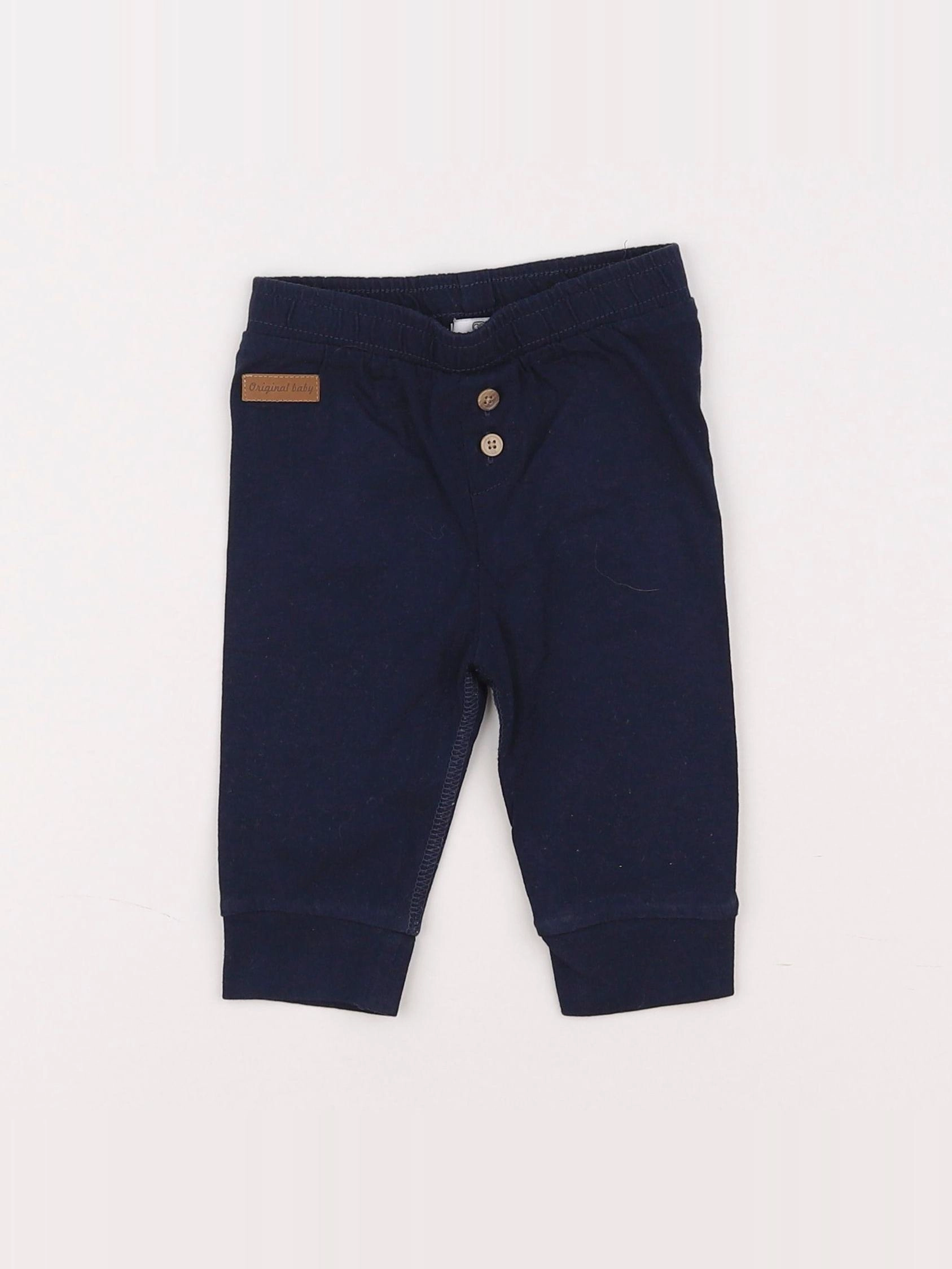 La Redoute - pantalon bleu - 6 mois