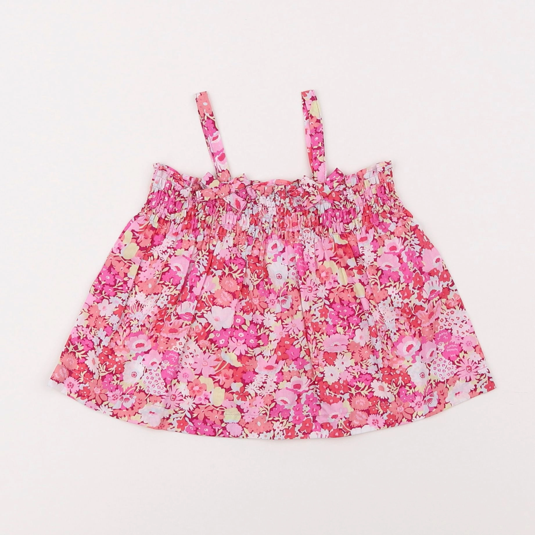 Jacadi - blouse liberty rose - 12 mois
