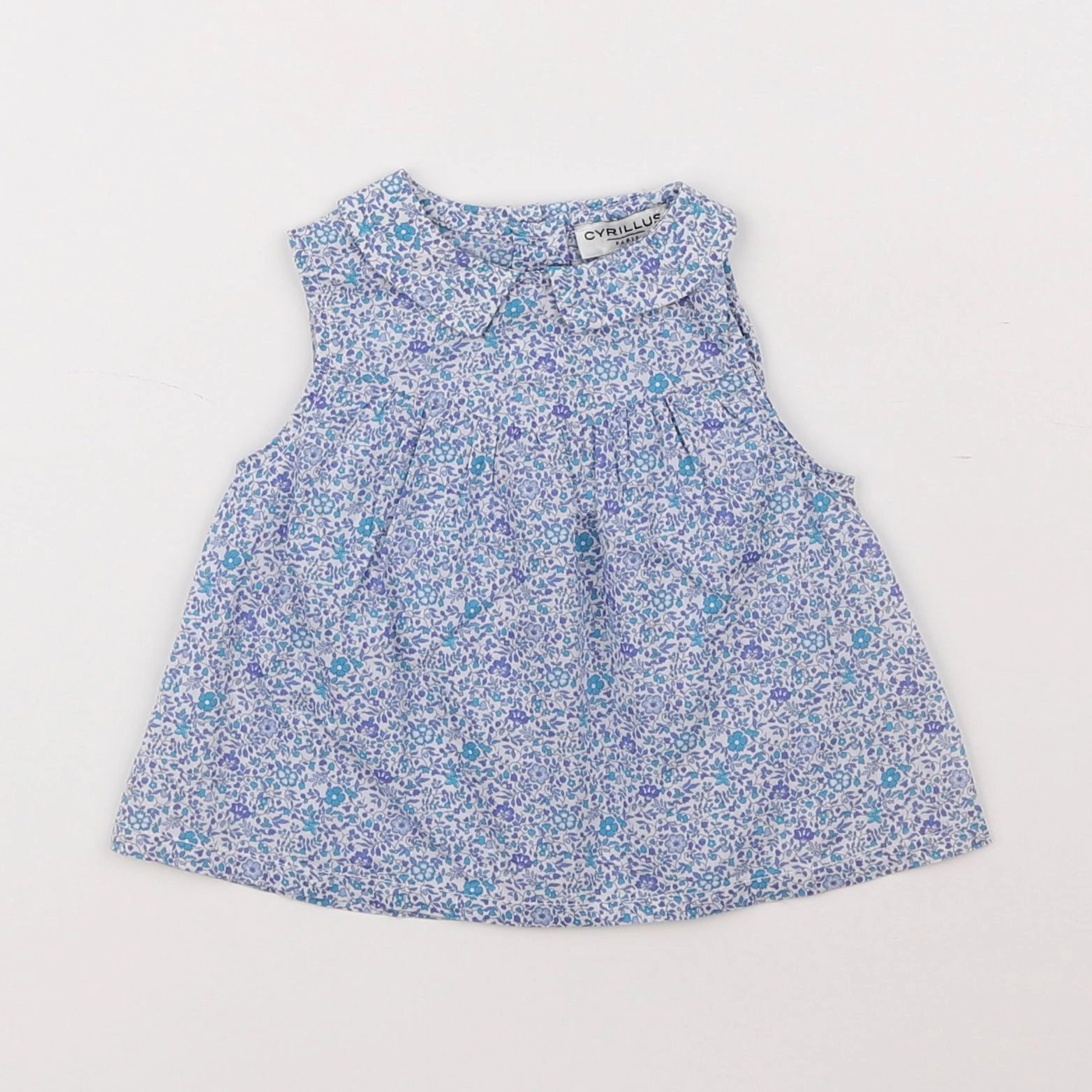Cyrillus - blouse bleu - 3 mois