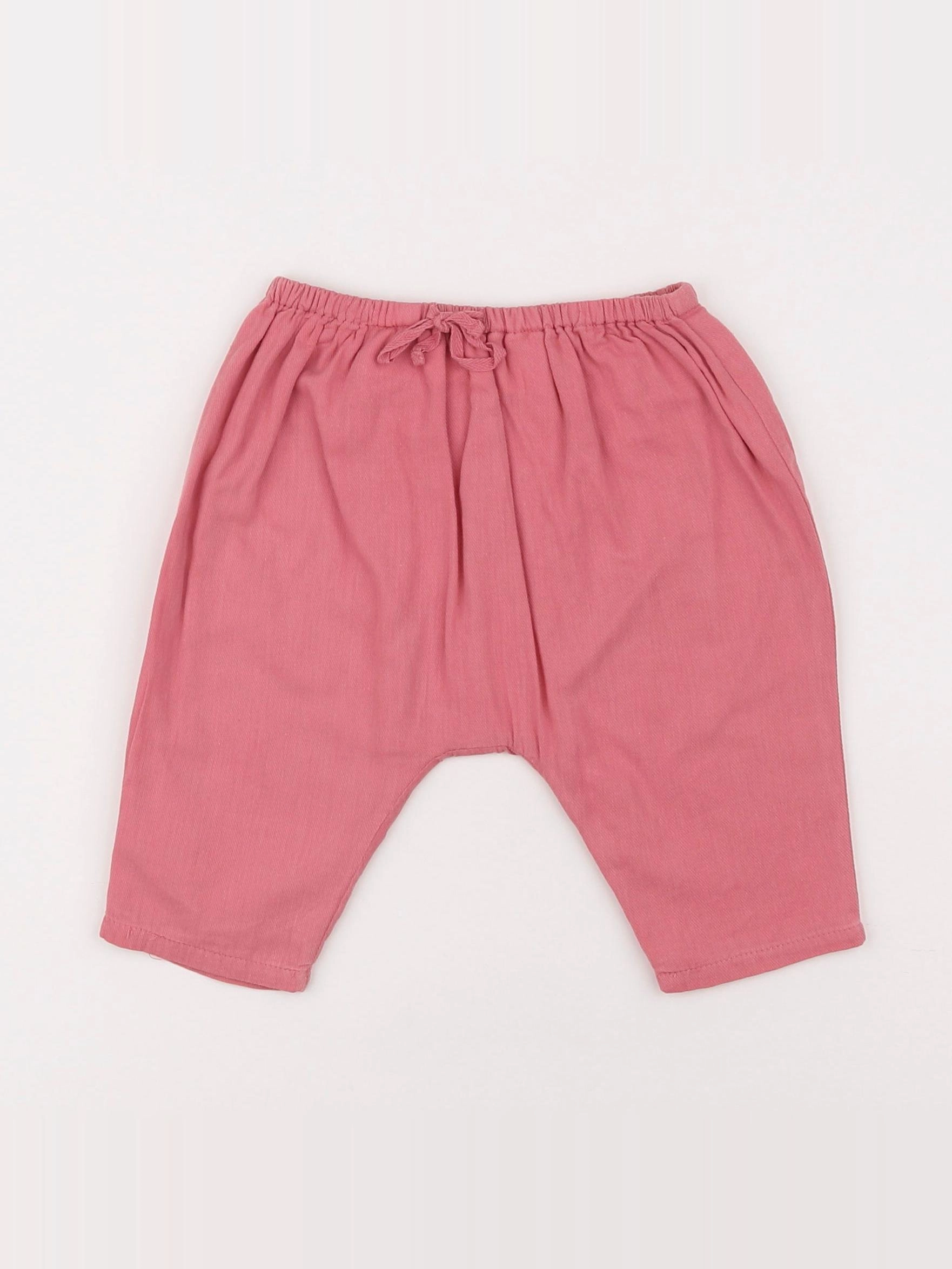 Boutchou - sarouel rose - 3 mois