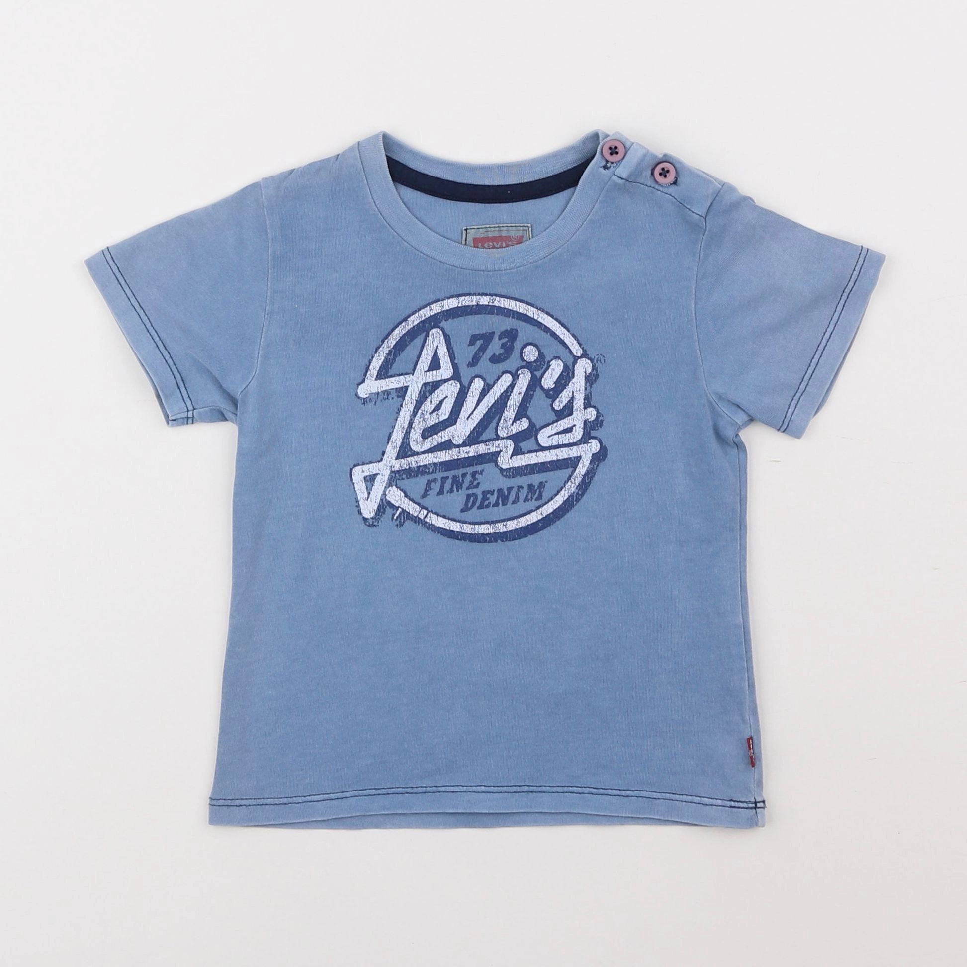 Levi's - tee-shirt bleu - 18 mois