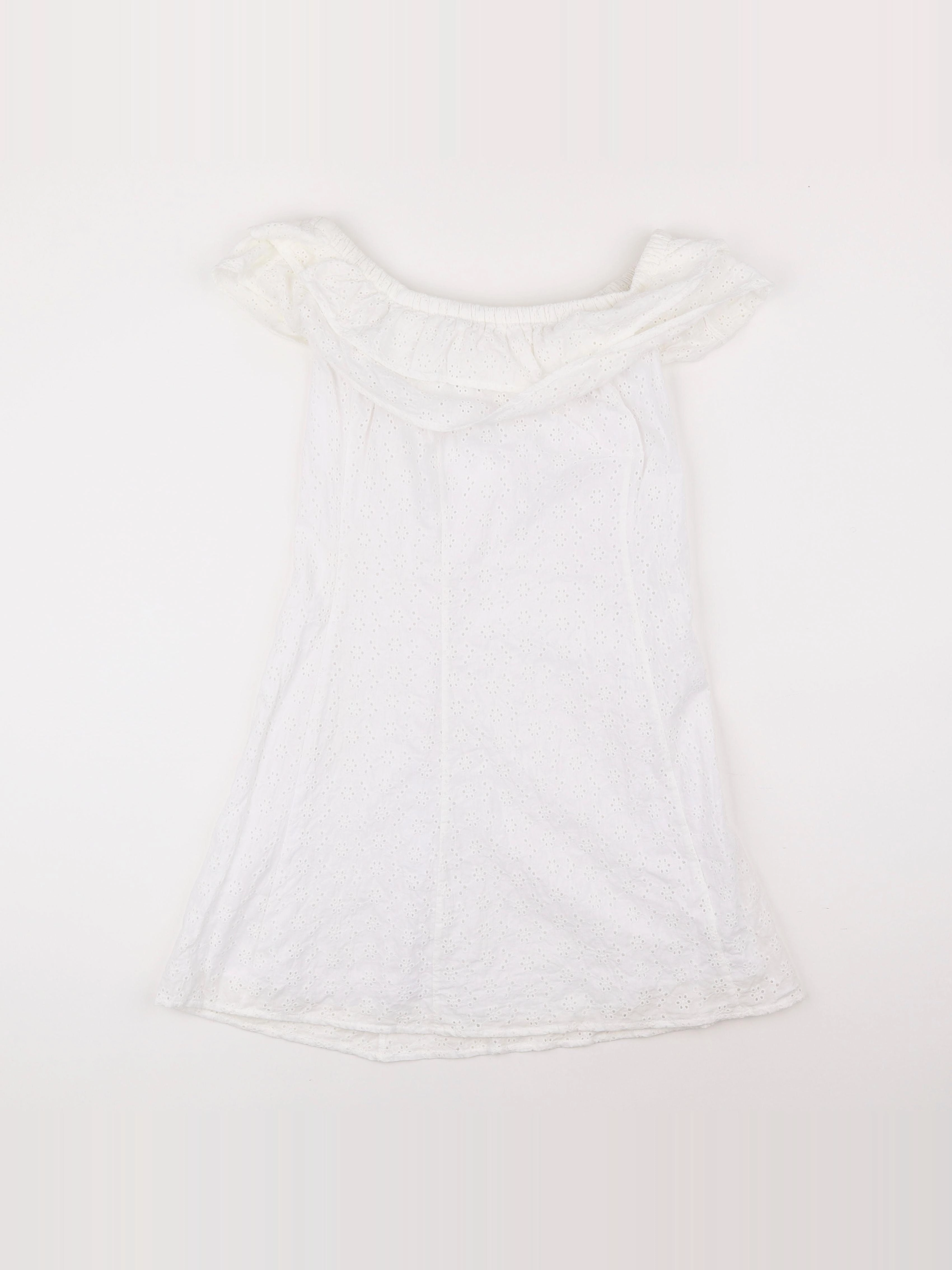 H&M - robe blanc - 8 ans
