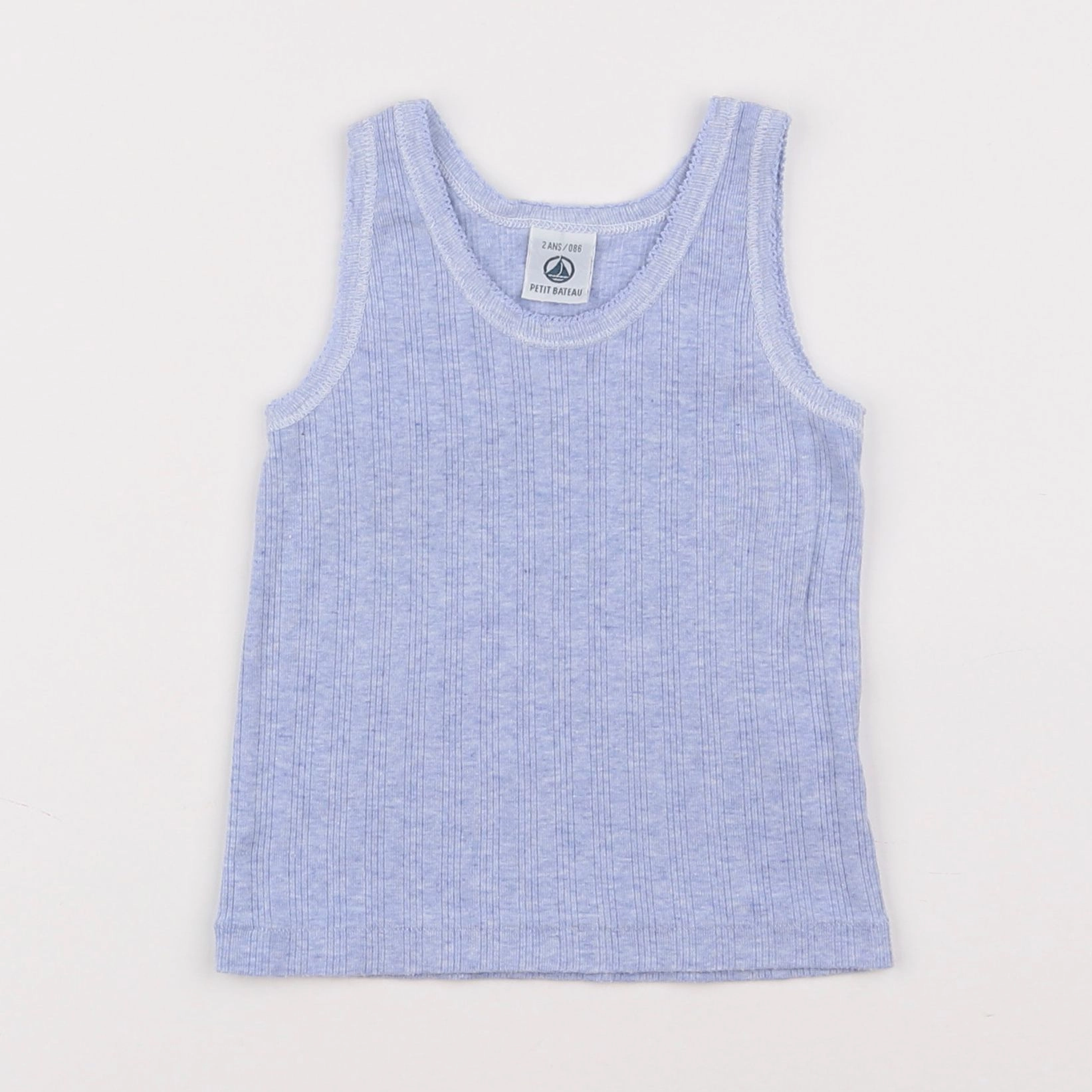 Petit Bateau - maillot de corps violet - 2 ans