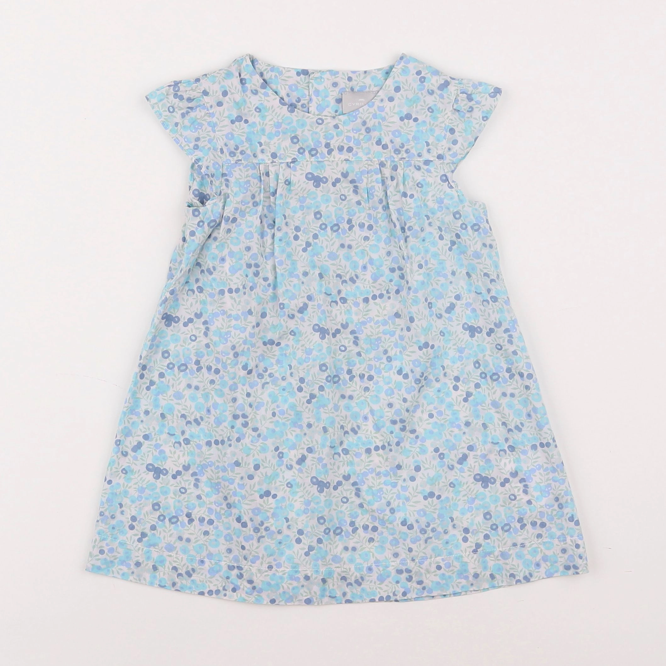 Cyrillus - robe bleu - 12 mois