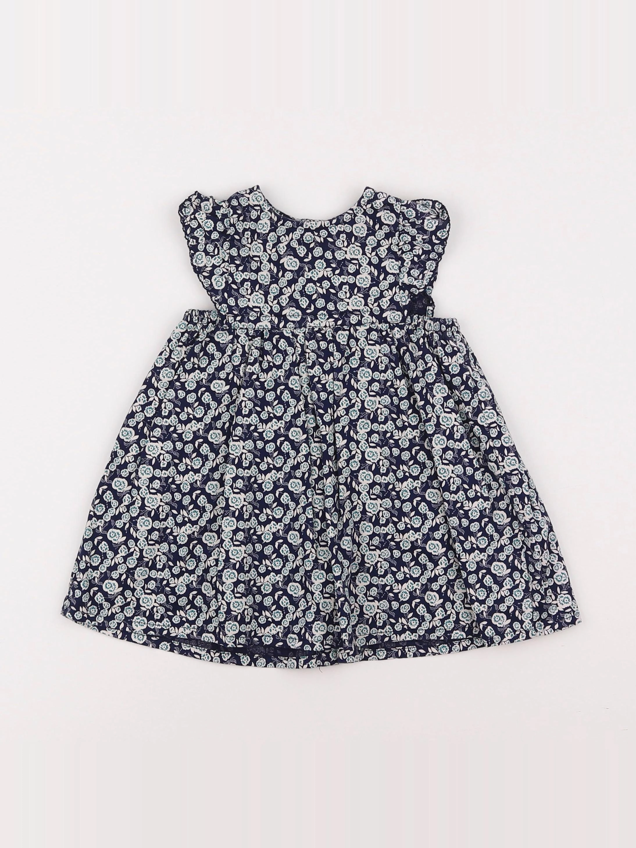 Boutchou - robe bleu - 6 mois