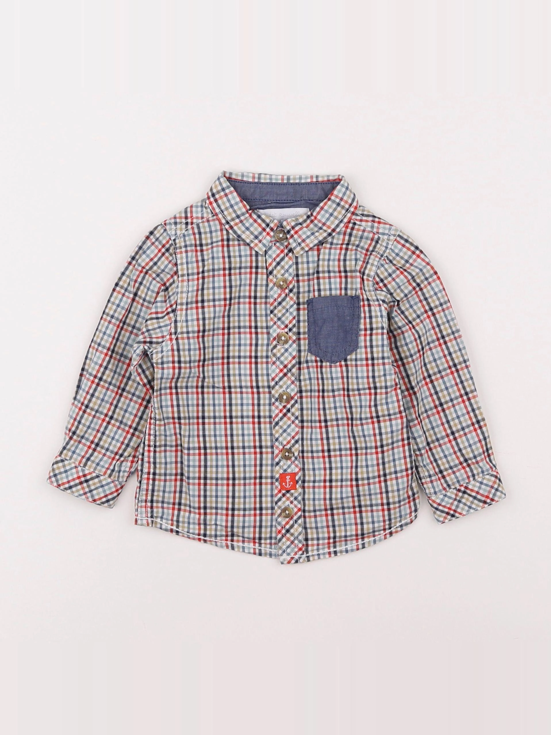 Cadet Rousselle - chemise multicolore - 6 mois