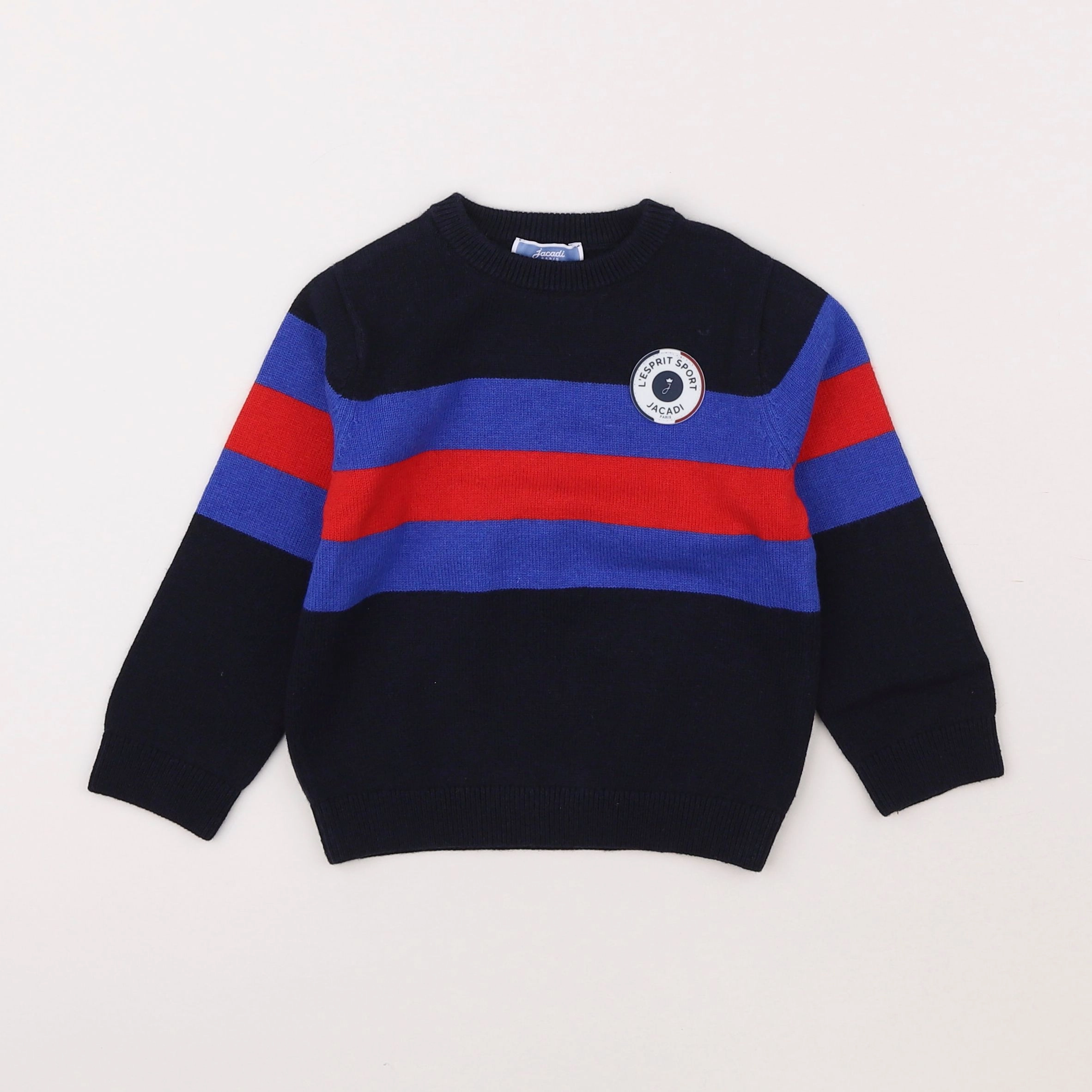 Jacadi - pull bleu - 3 ans
