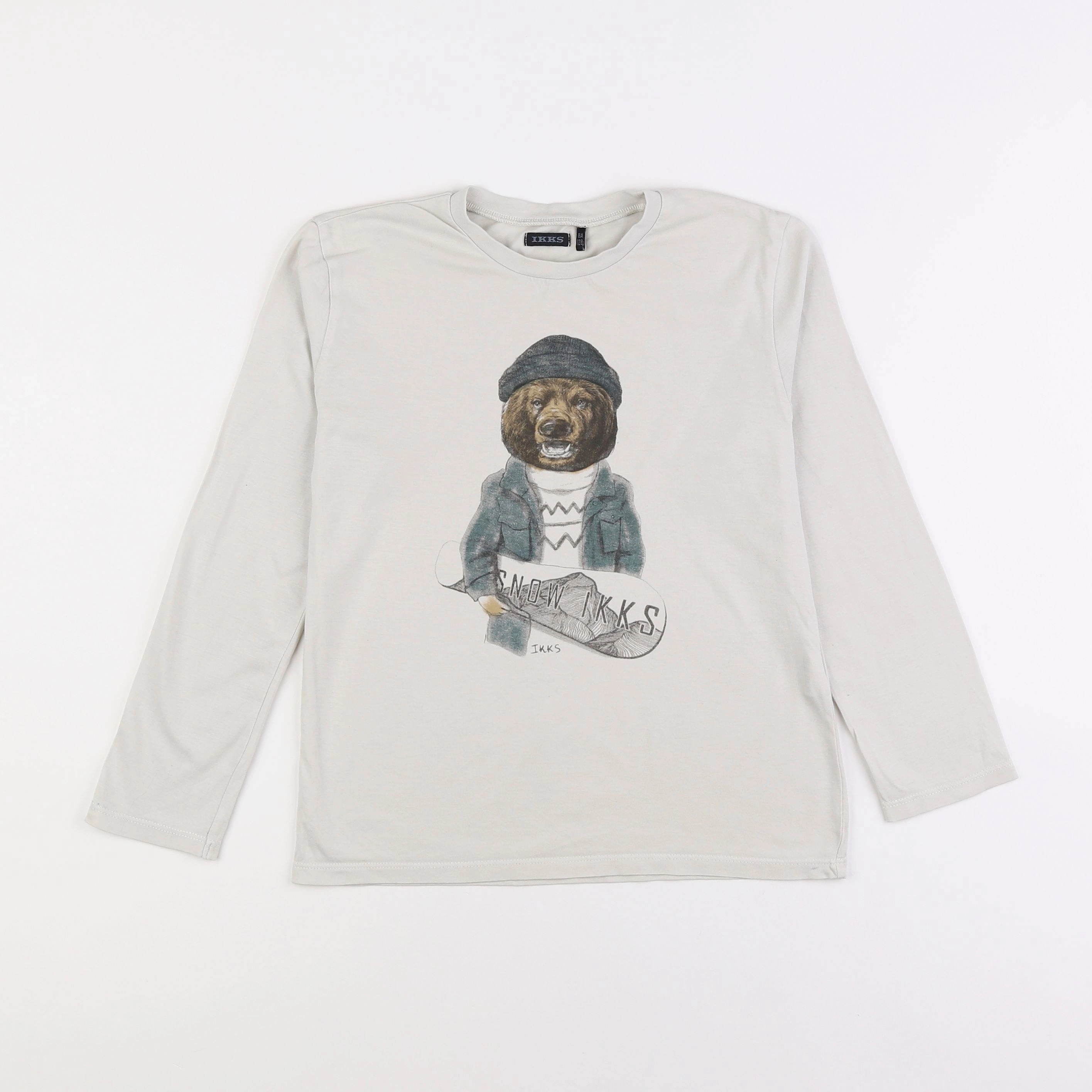 IKKS - tee-shirt marron - 8 ans