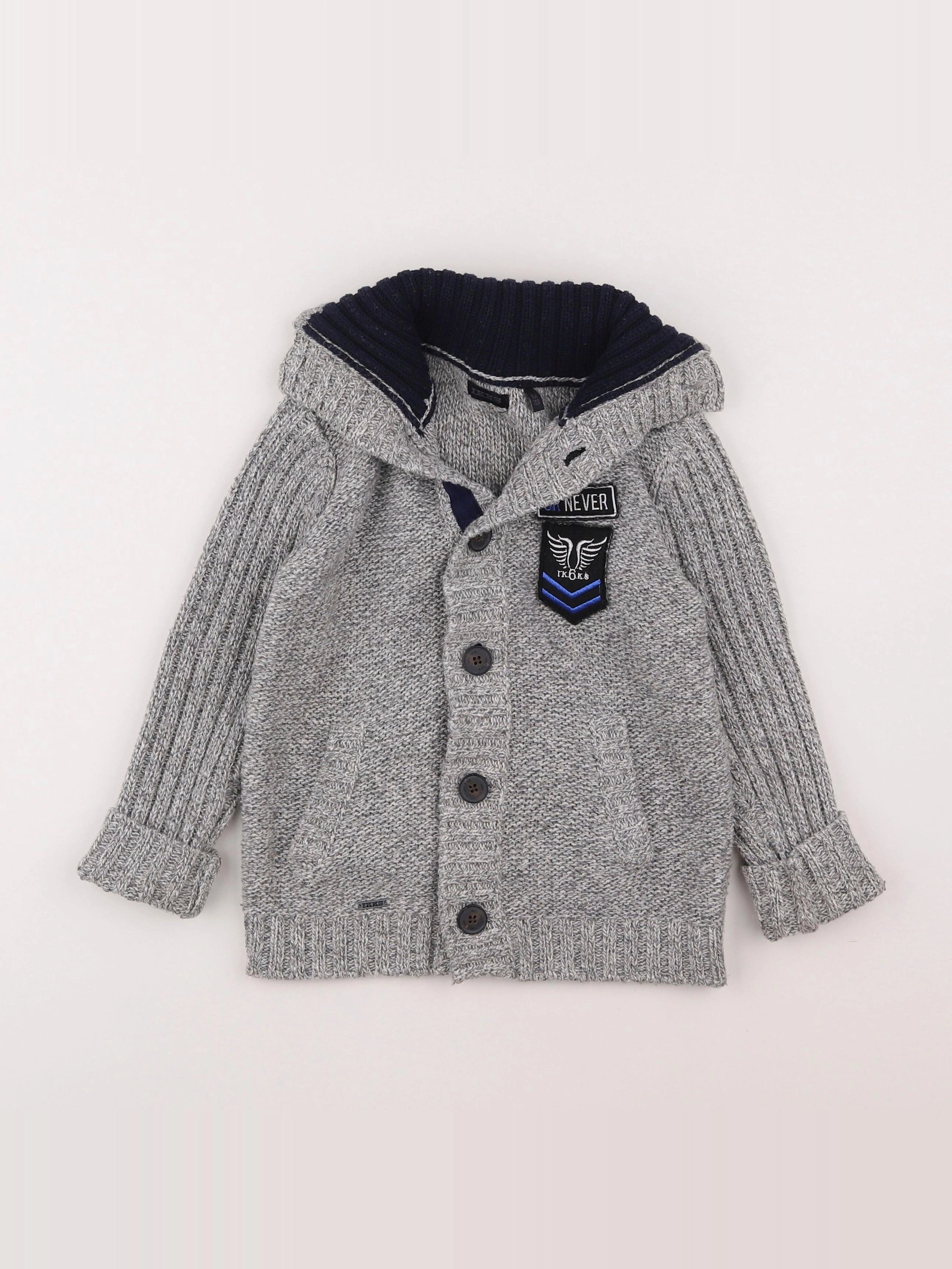 IKKS - veste gris - 5 ans